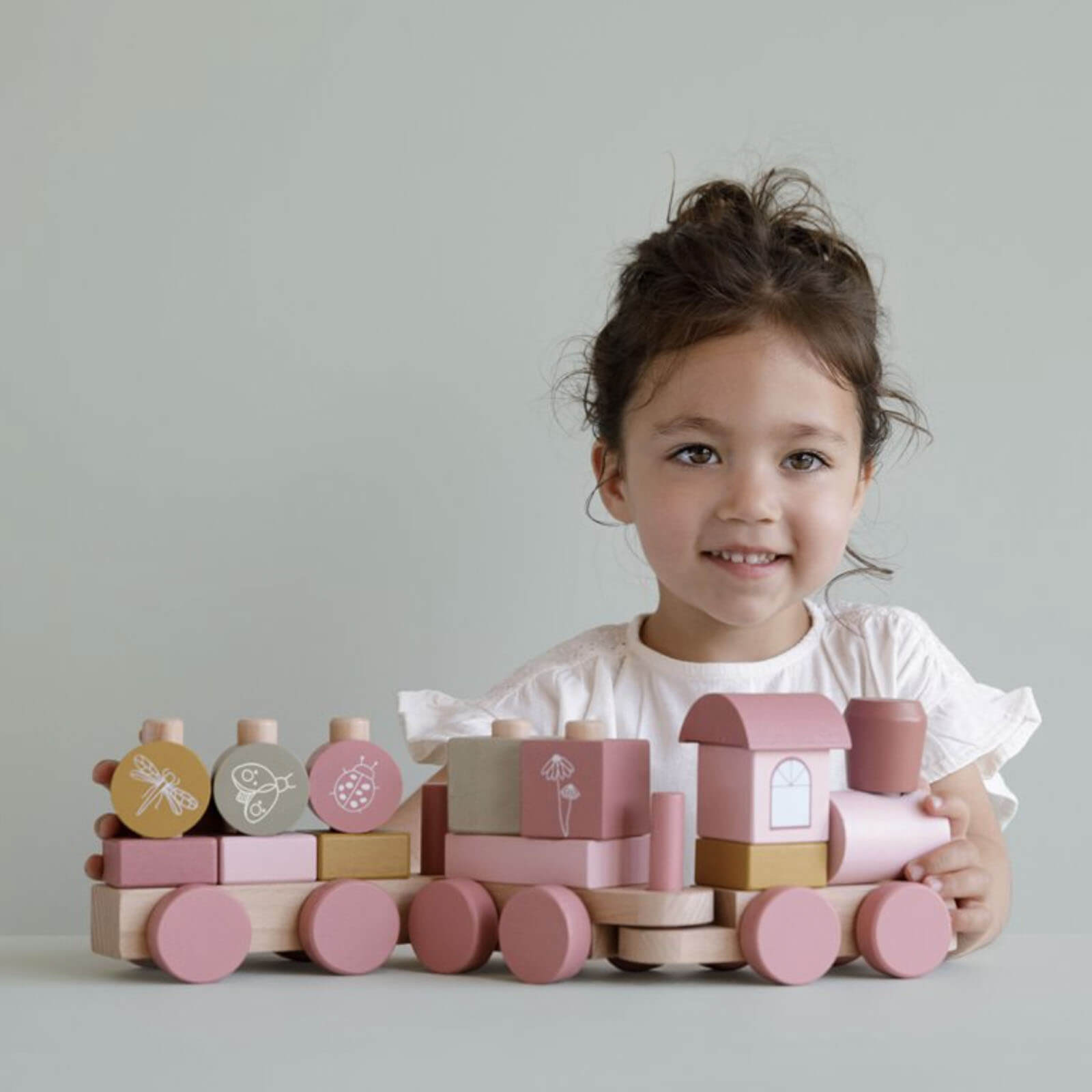 Stacking Train - Flowers