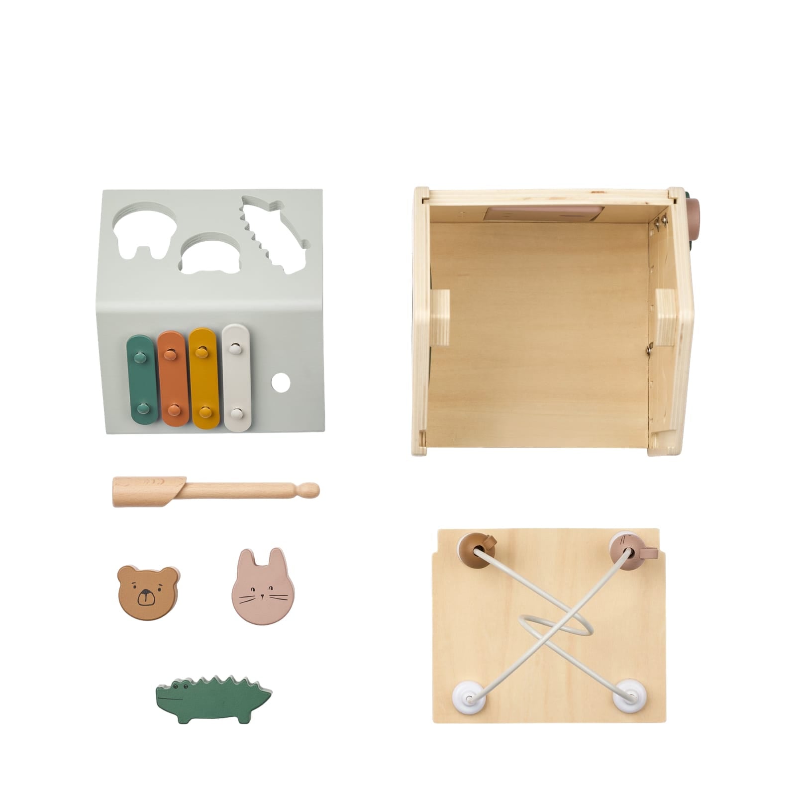 Lucas Activity Cube - Tuscany Rose Multi Mix