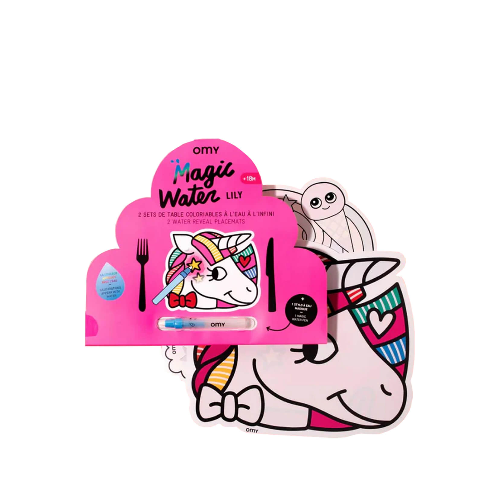 Magic Water Placemats - Lily