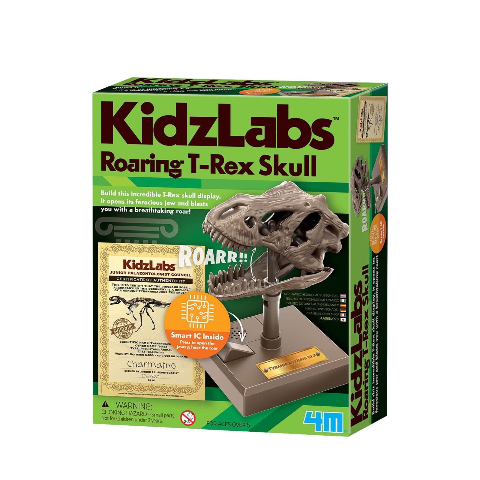 KidzLabs - Roaring T-Rex Skull