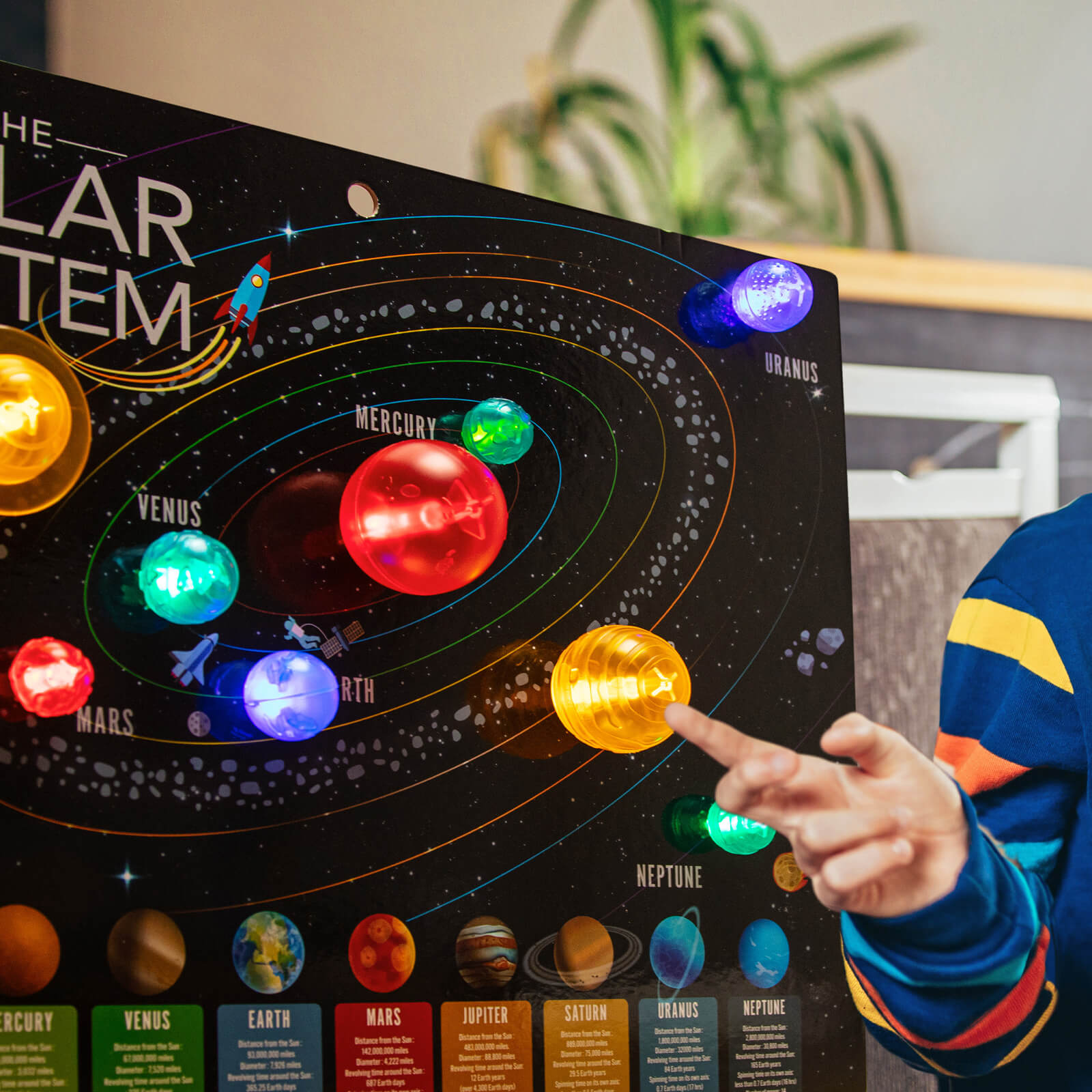 KidzLabs - 3D Solar System Light Up Poster