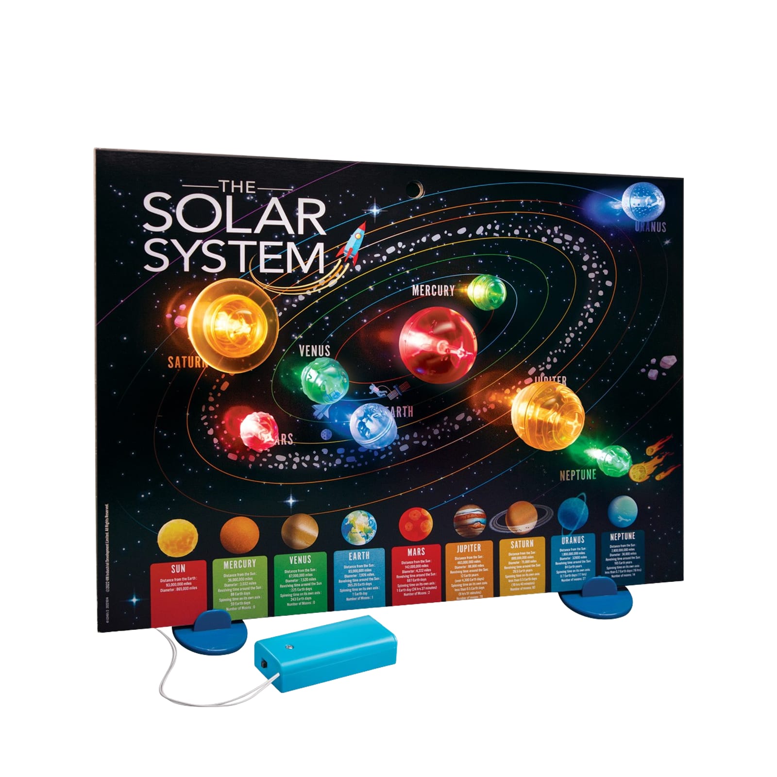 KidzLabs - 3D Solar System Light Up Poster