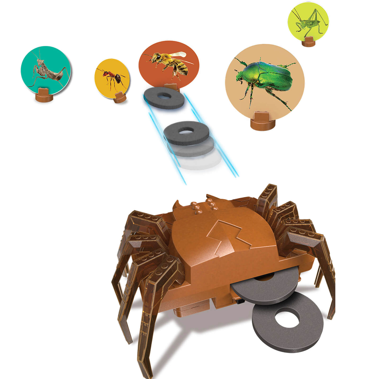 Kidzrobotix - Disc Launcher Spiderbot
