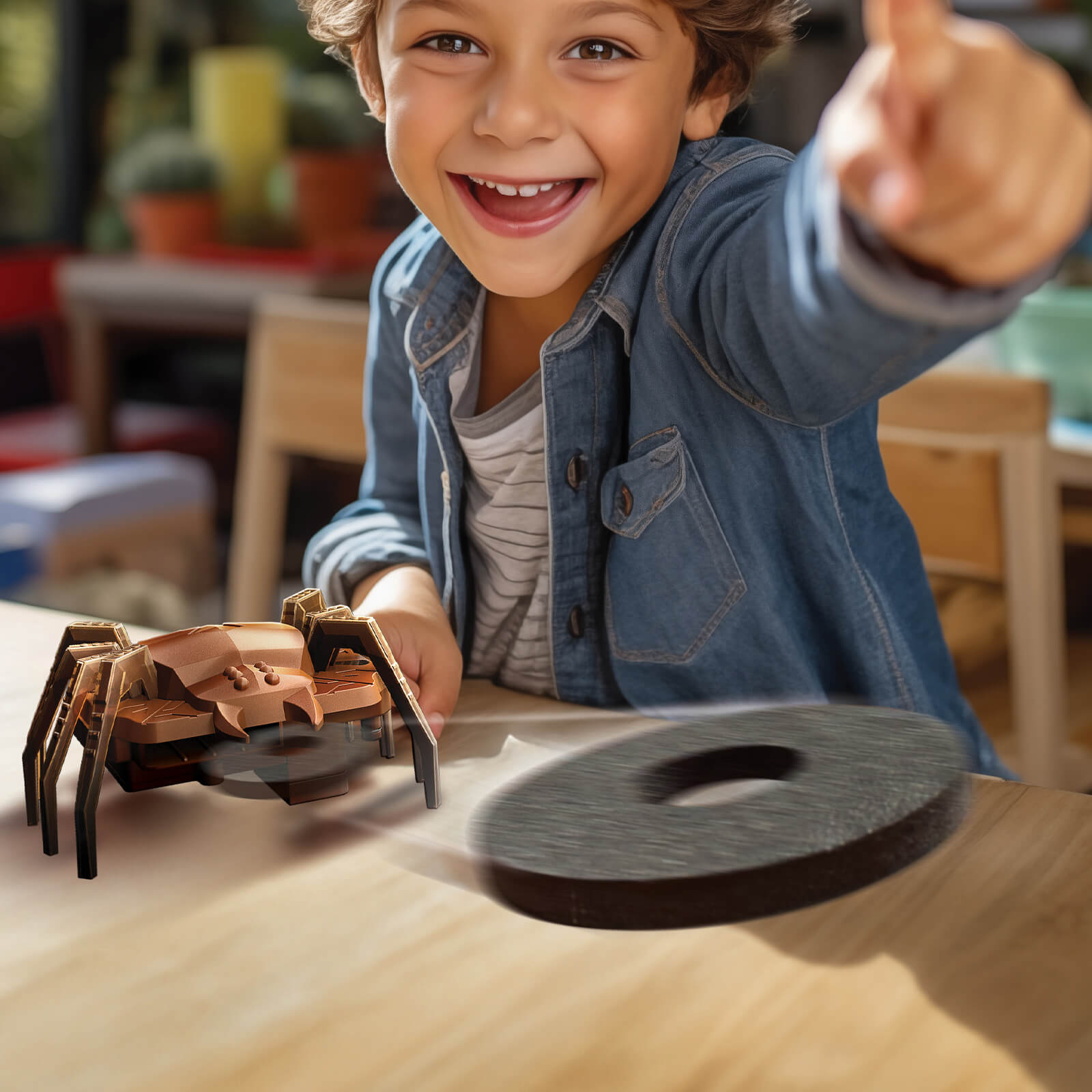 Kidzrobotix - Disc Launcher Spiderbot