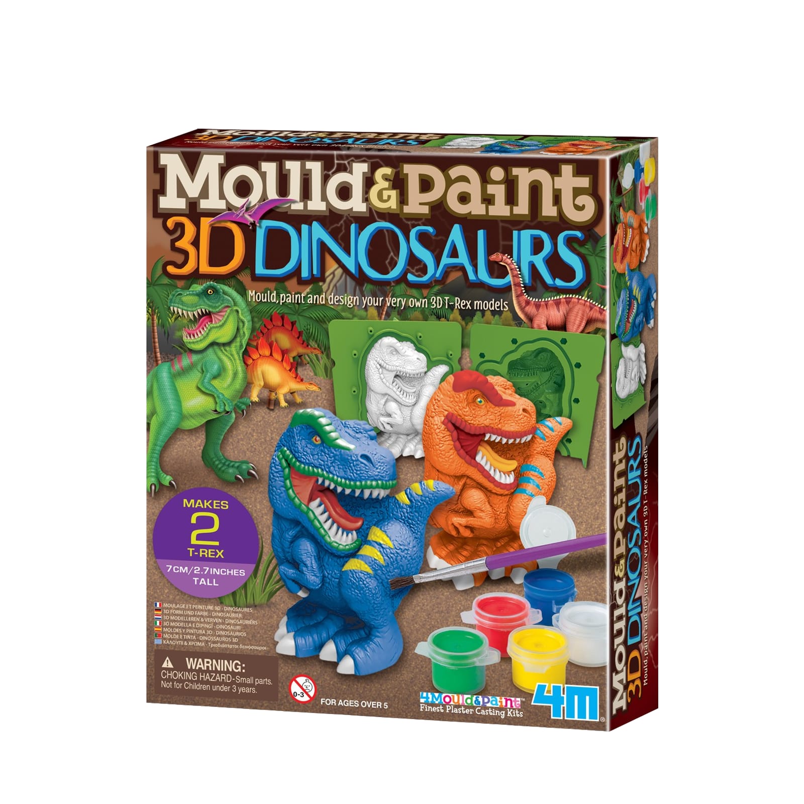 Mould and Paint - 3D Dinosaurs