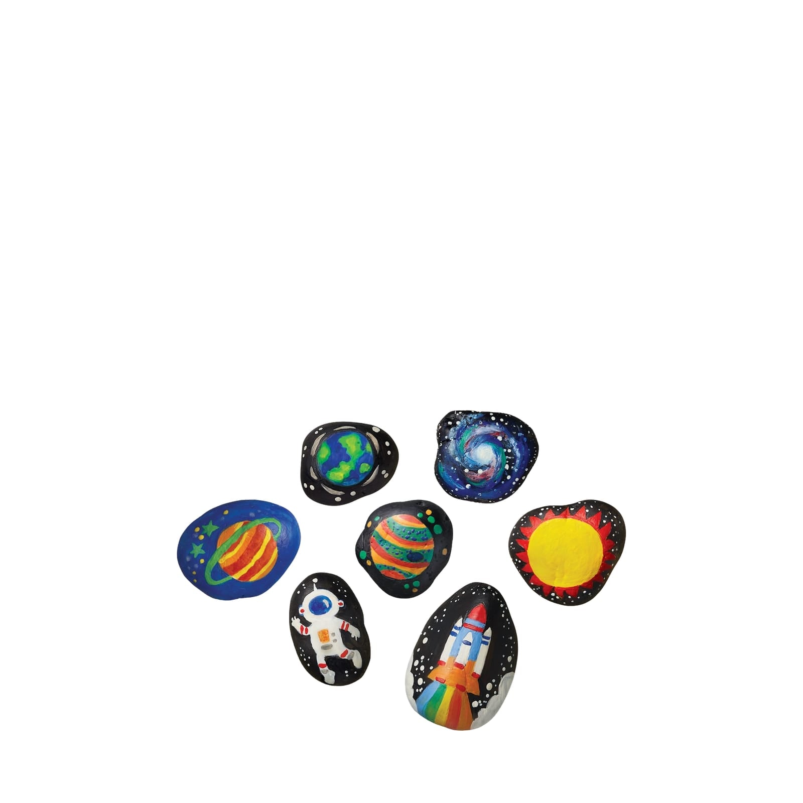 KidzMaker - Glow In The Dark - Space Rock Painting