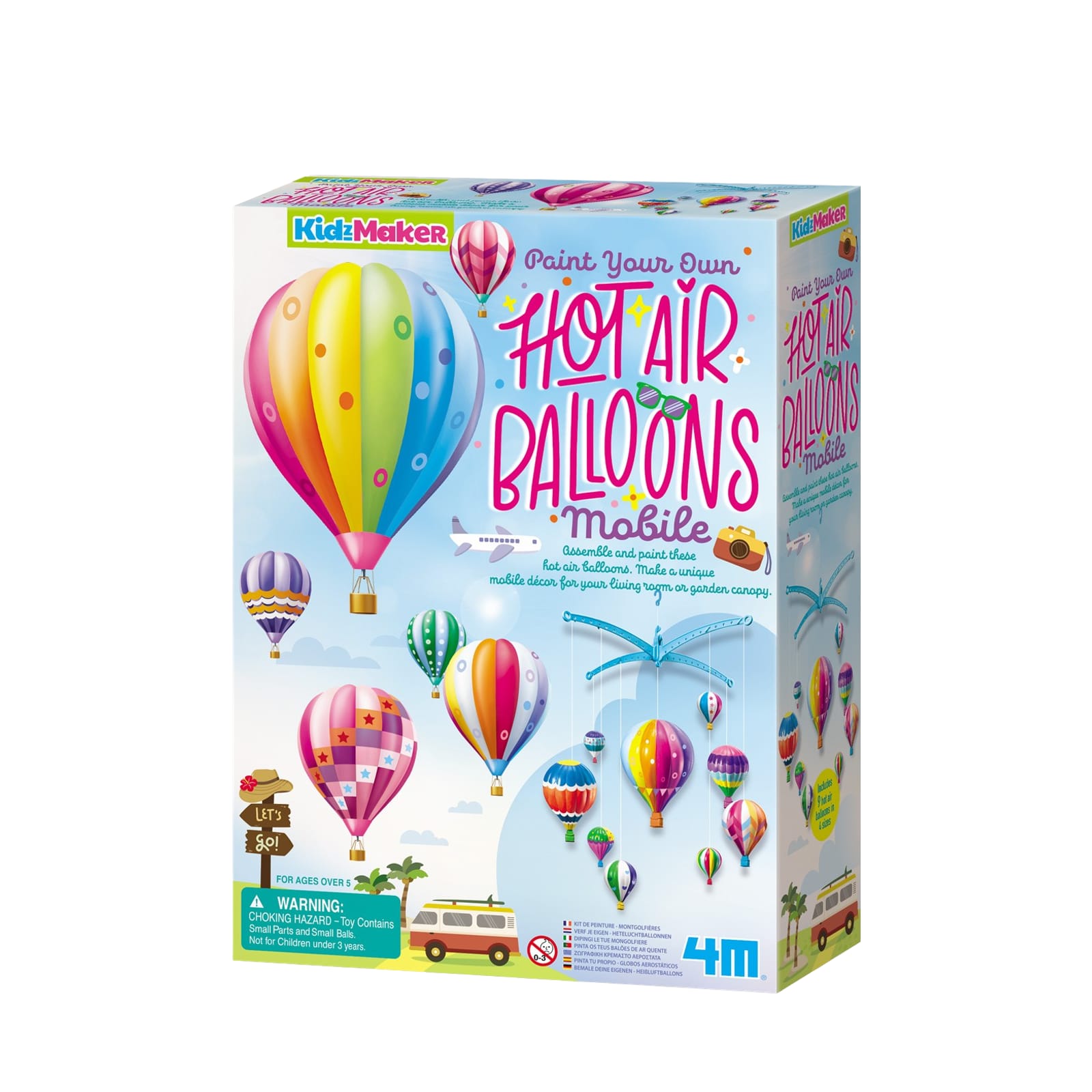 KidzMaker - Paint Your Own Hot Air Balloons Mobile