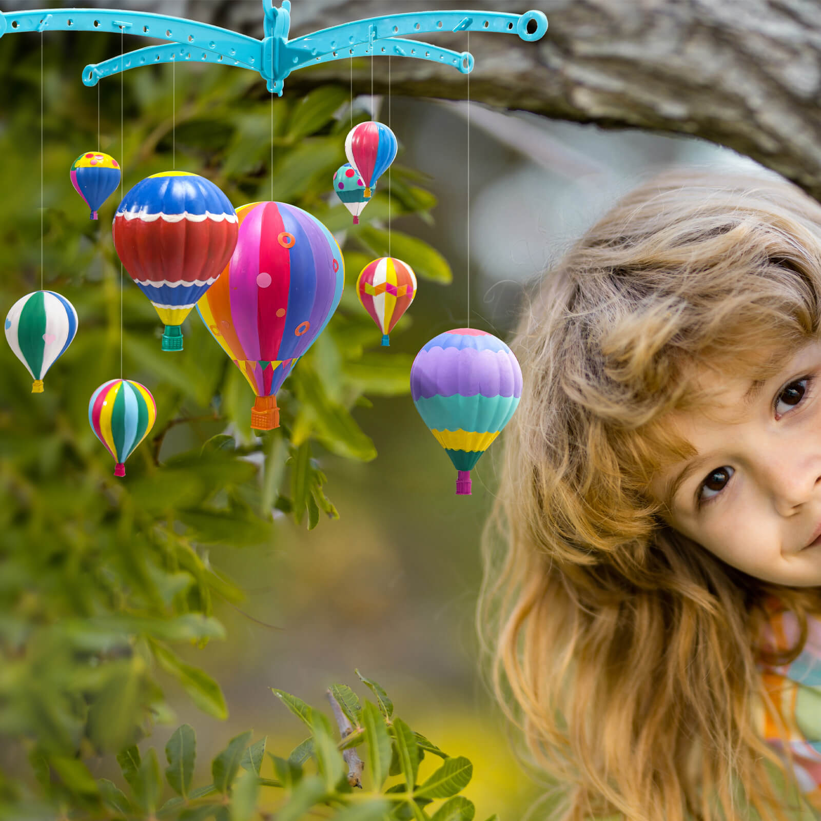 KidzMaker - Paint Your Own Hot Air Balloons Mobile