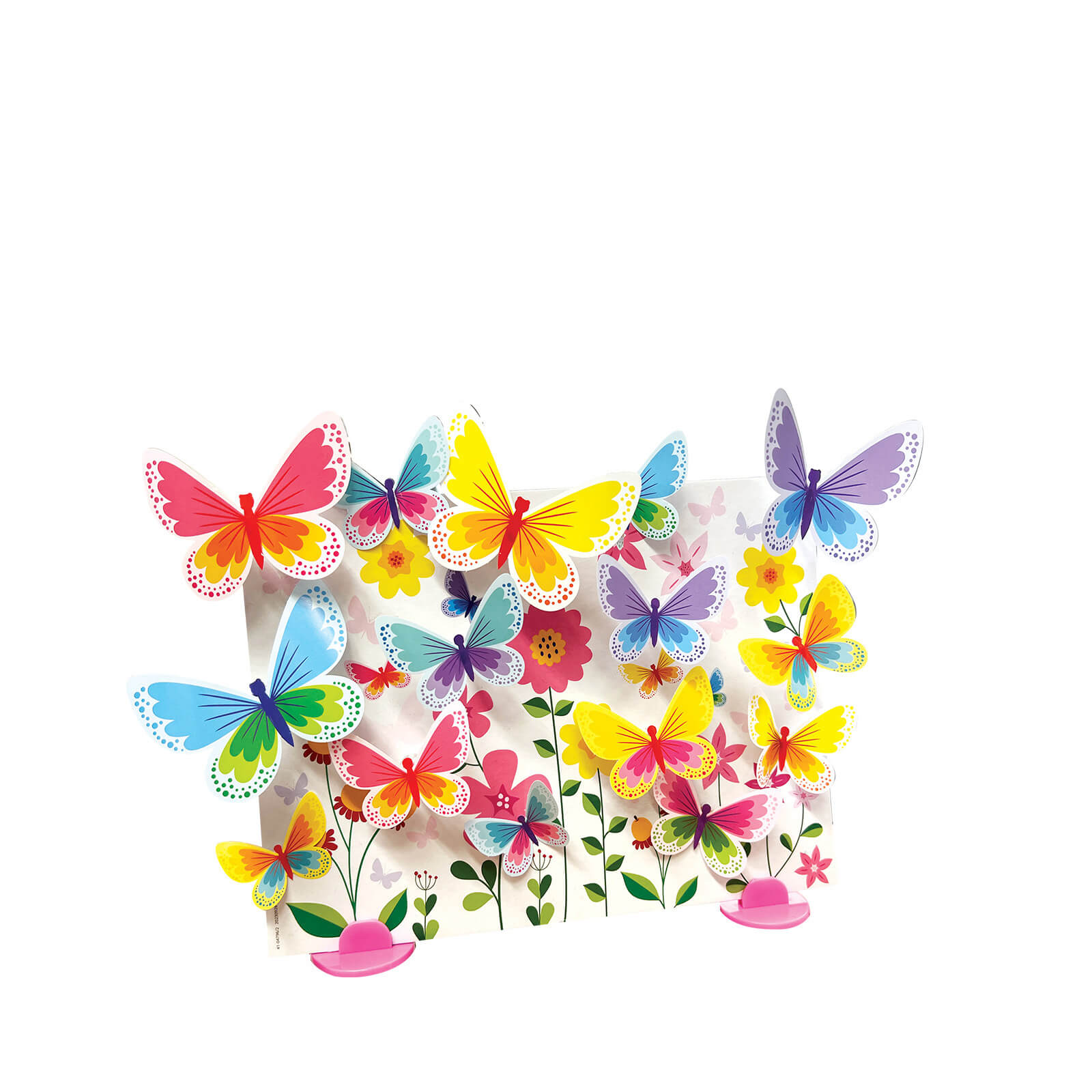 KidzMaker - Glow 3D Butterfly Canvas