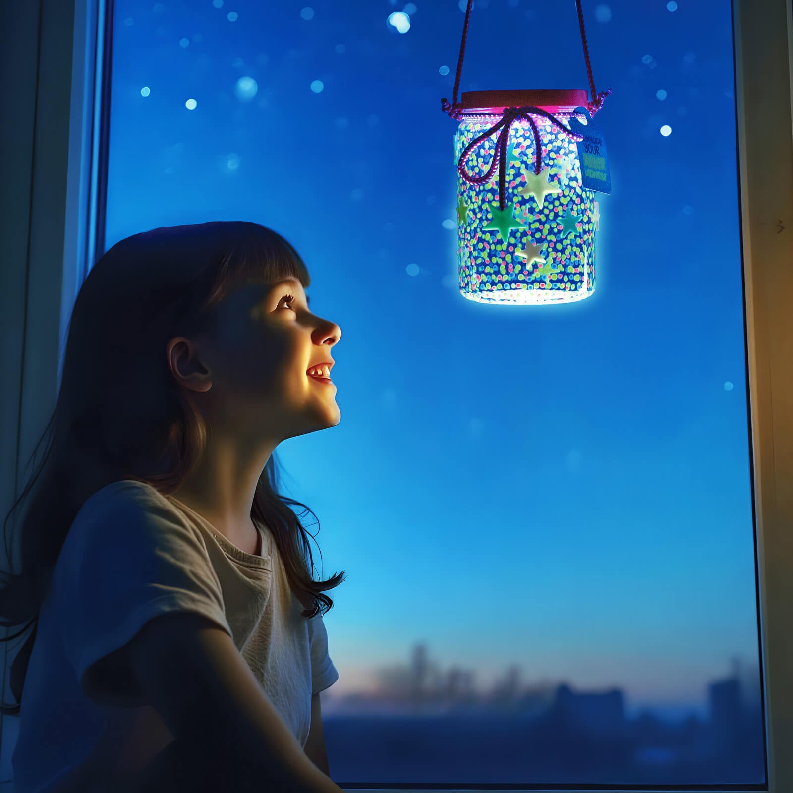 KidzMaker - Galaxy Glow Jar