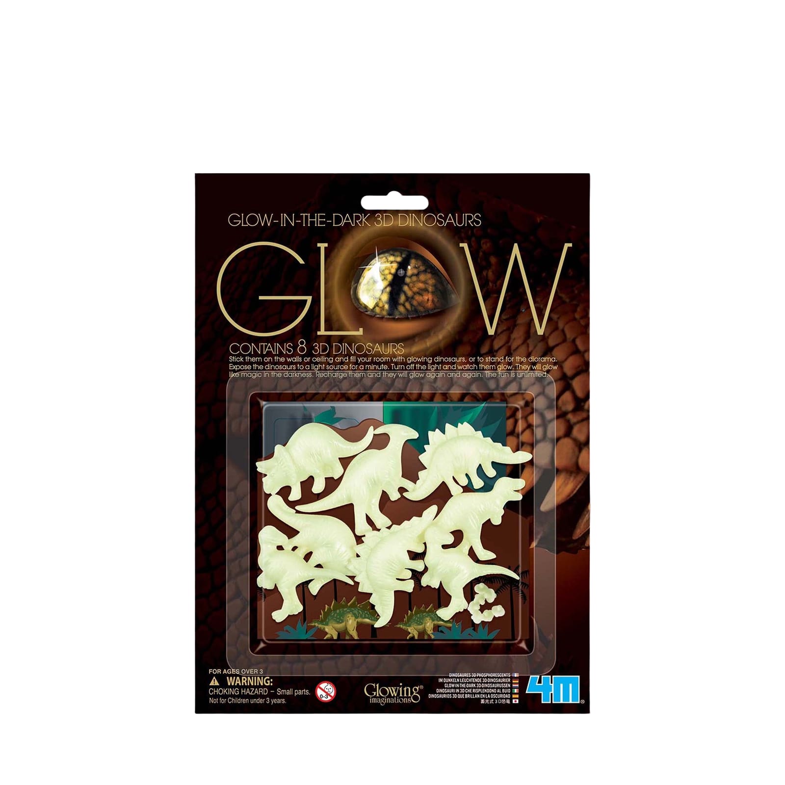 Glow In The Dark - 3D Dinosaur