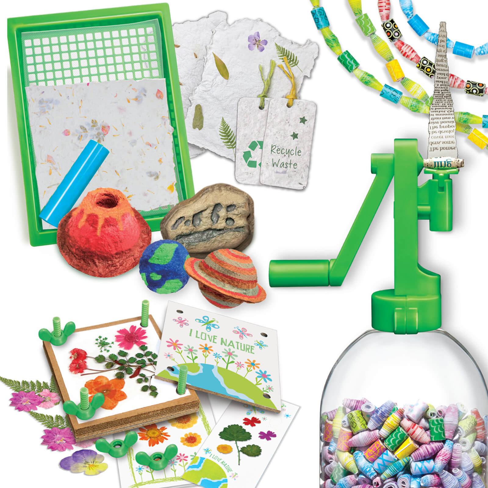 KidzLabs - Green Paper Craft