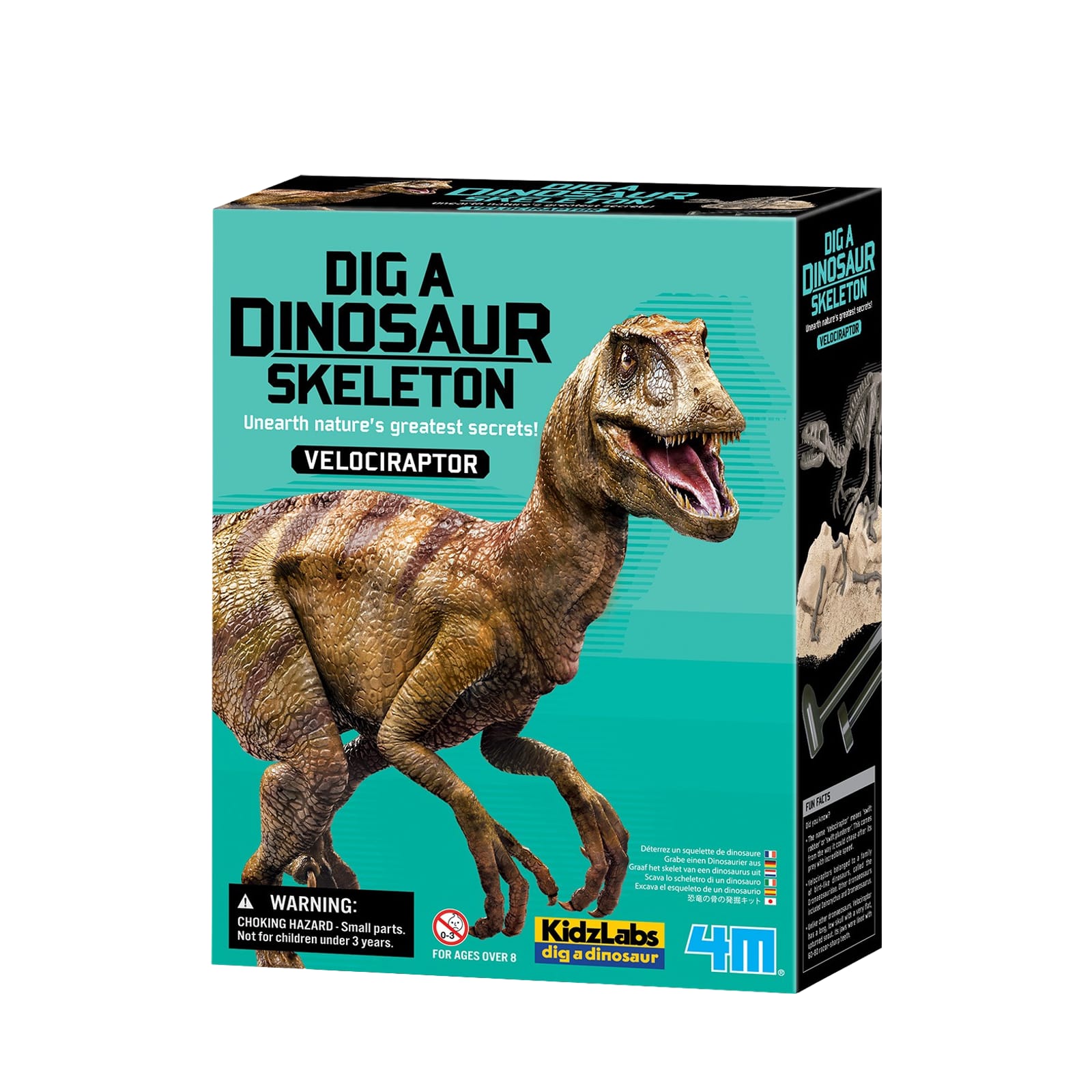KidzLabs - Dig A Dinosaur Skeleton - Velociraptor