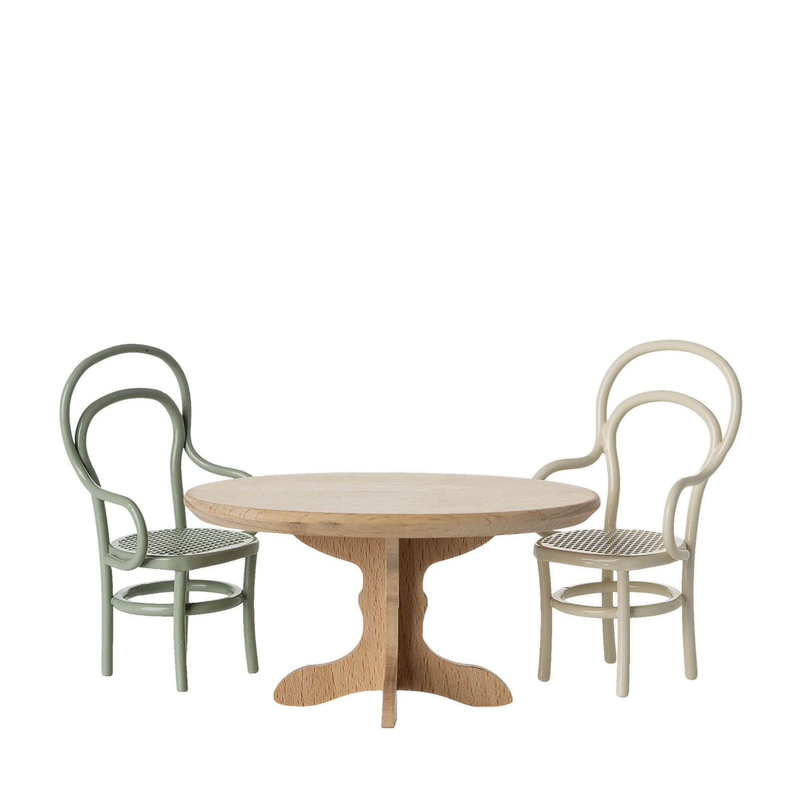 Oval Dining Table - Mouse - Nature