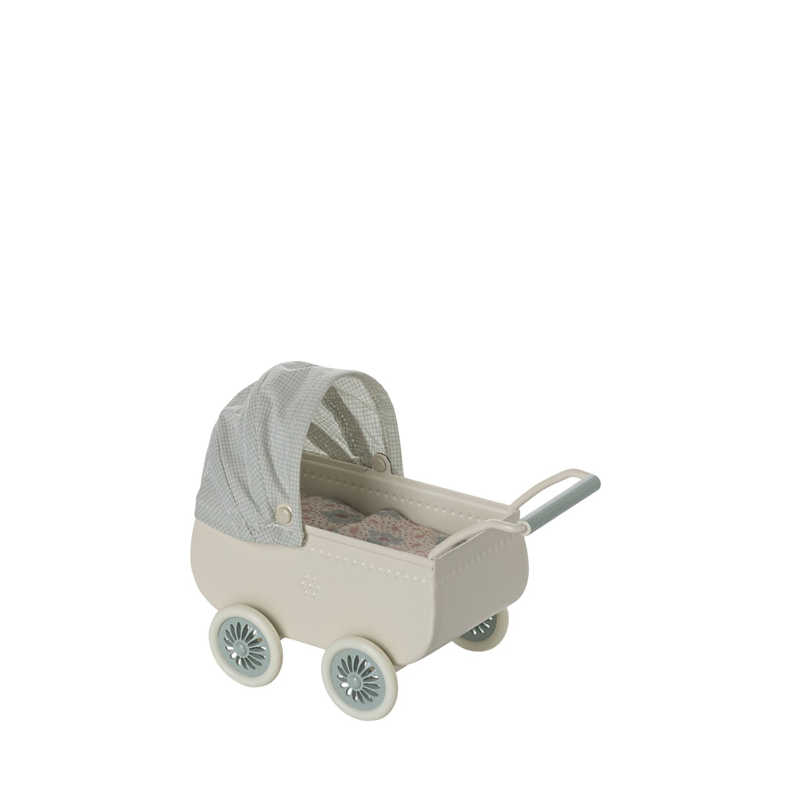 Pram with Baby Mouse - Mint