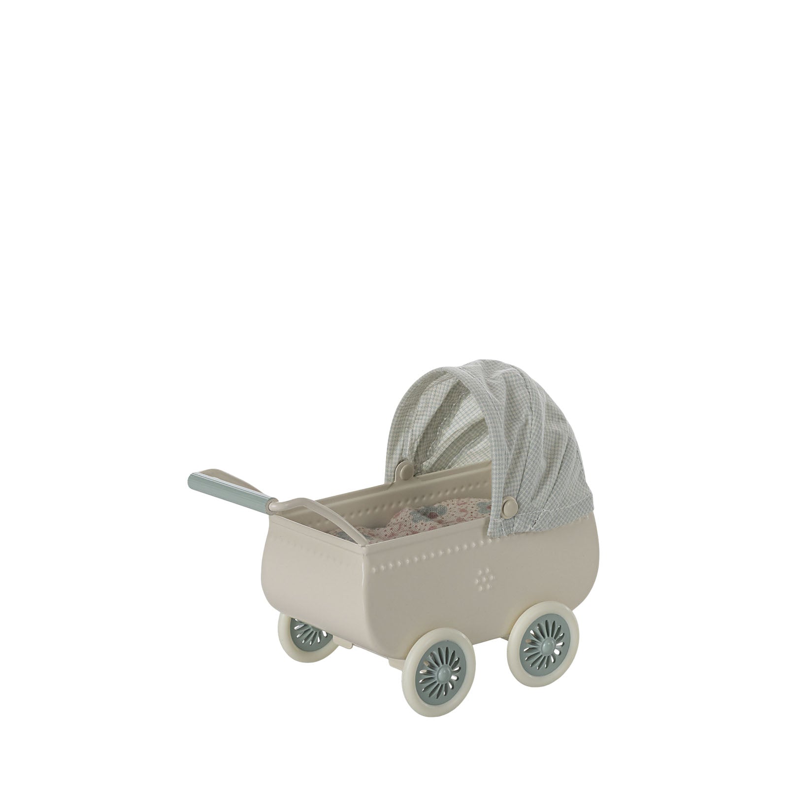 Pram with Baby Mouse - Mint