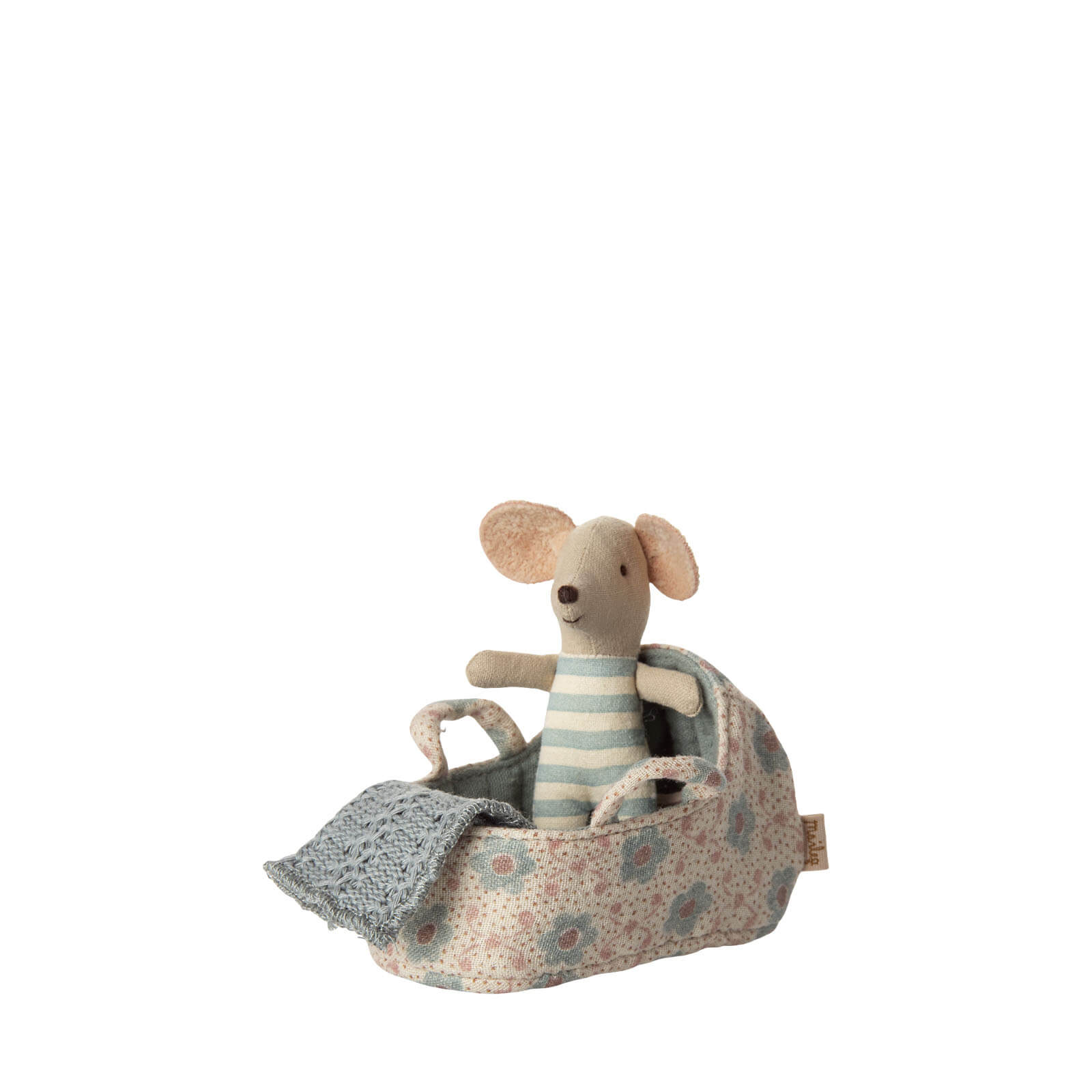 Carry Cot - Baby Mouse - Blue