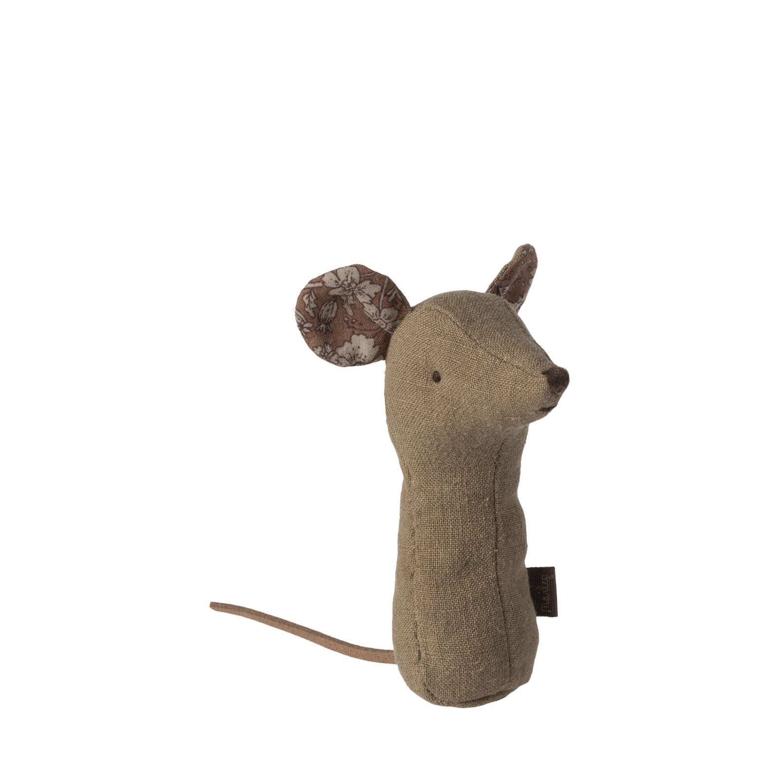 Lullaby Friends Mouse Rattle - Light Umber