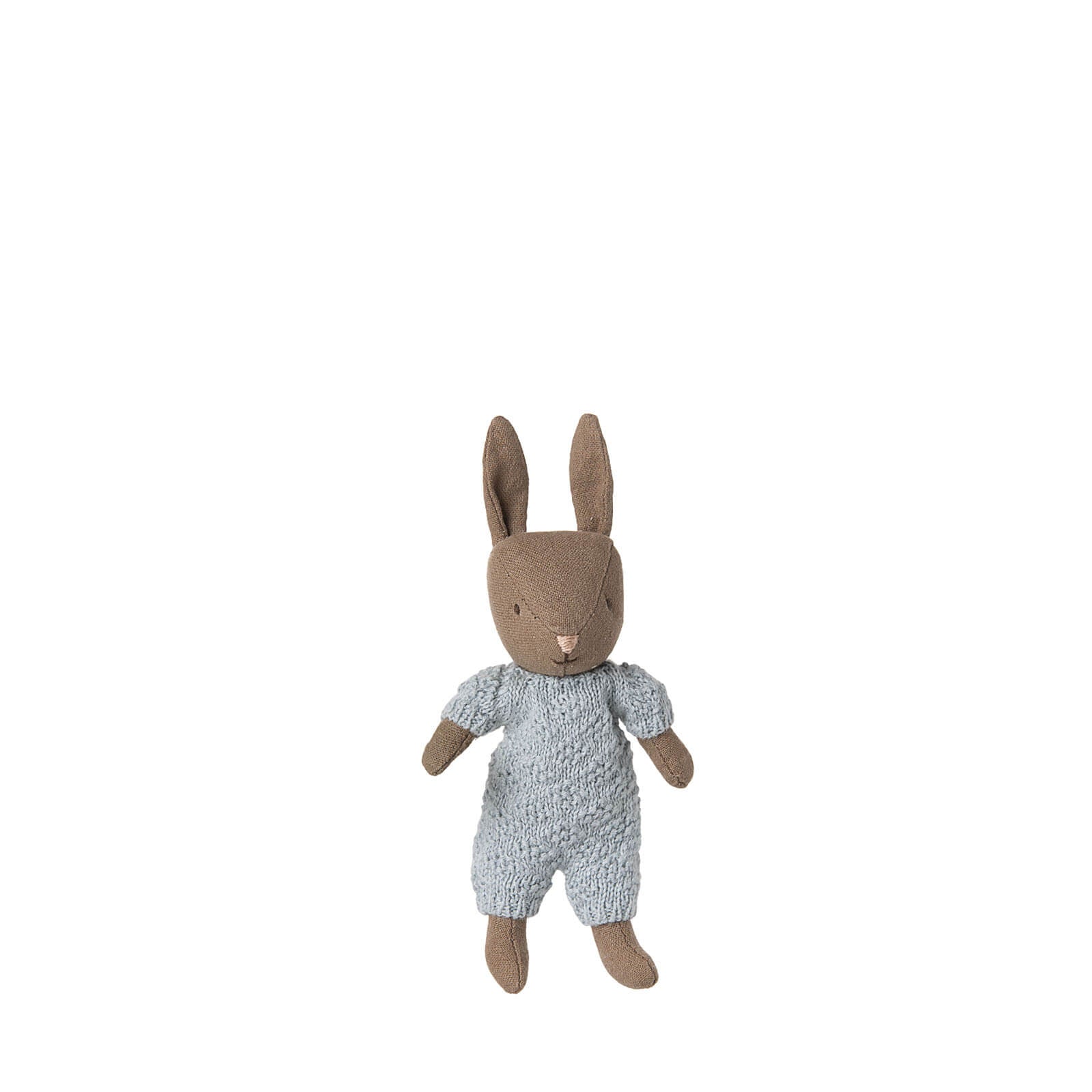 Rabbit - Micro - Brown Blue Knitted Suit