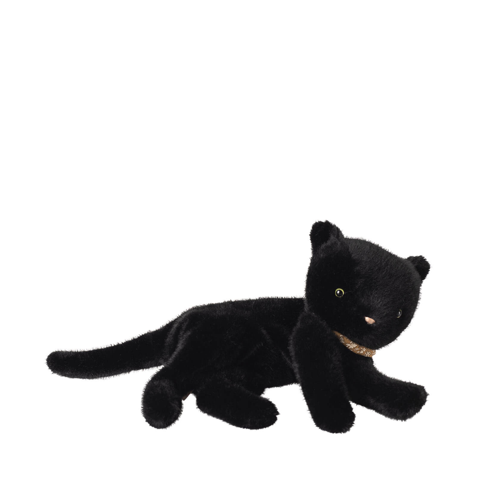 Sleeping Kitten Plush - Medium - Black