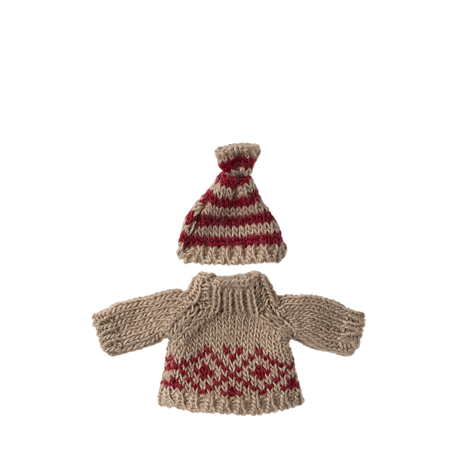 Knitted Sweater and Hat - Size Mum Mouse