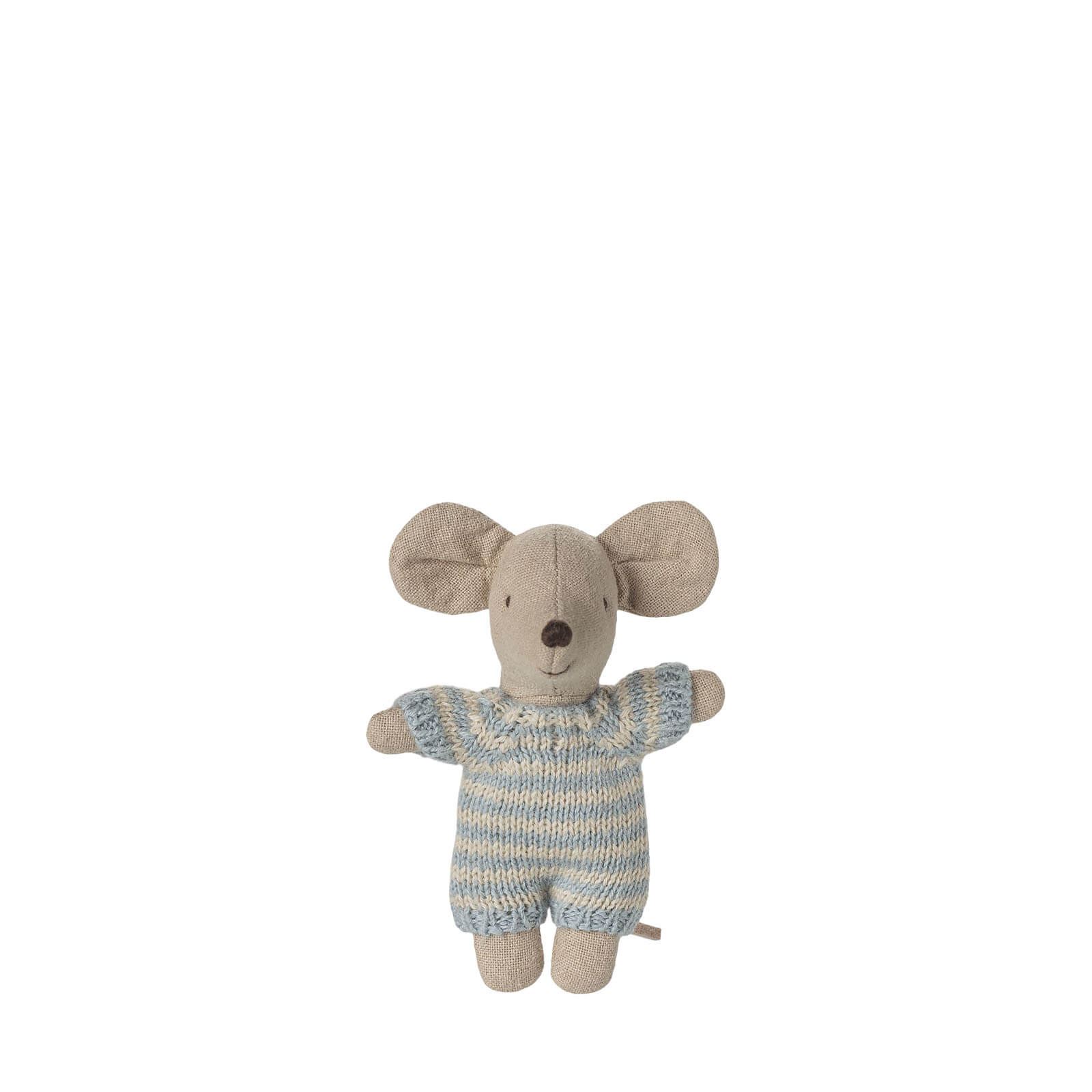 Baby Mouse In Carry Cot - Blue