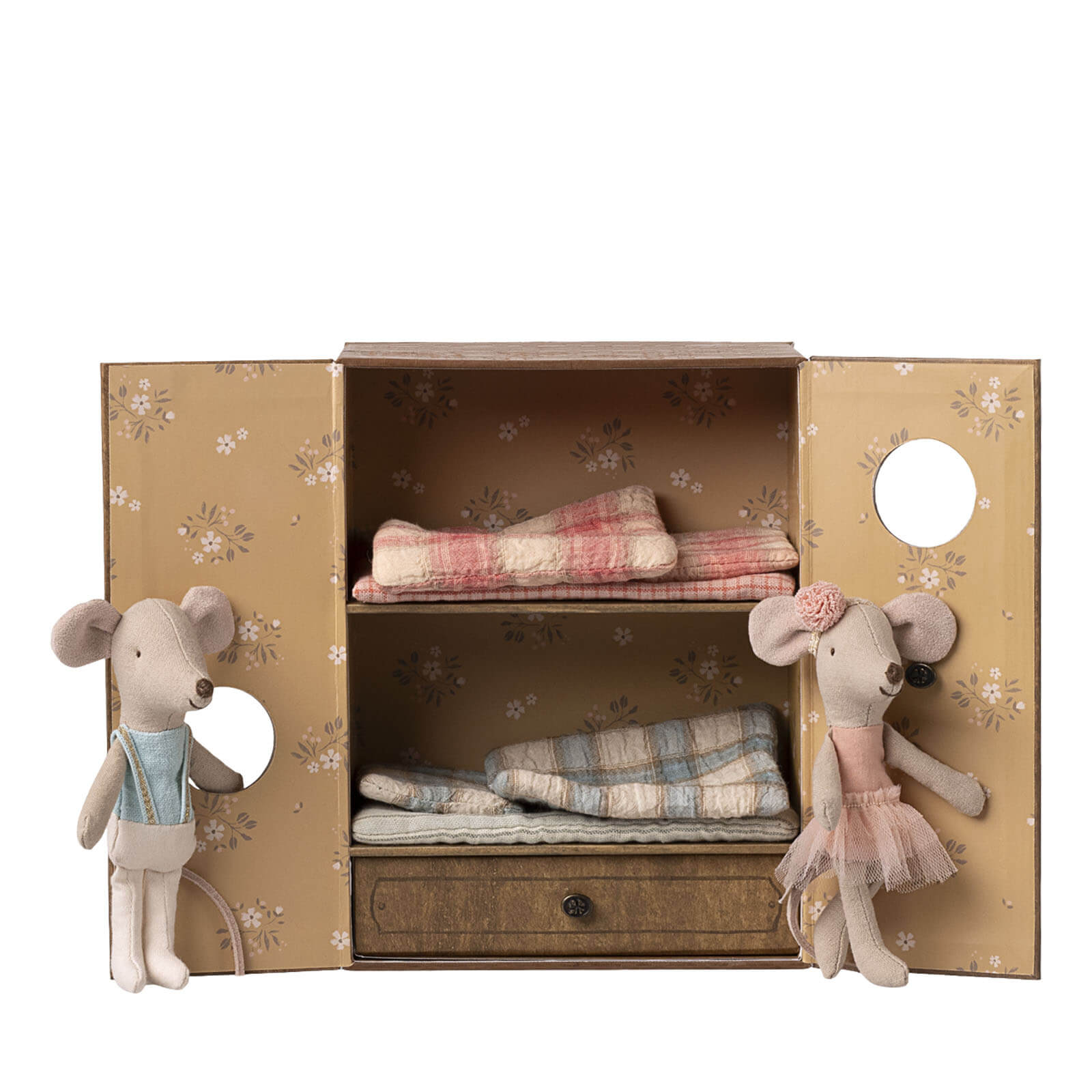 Ballet Mice In Dance Studio - Little Sister and Brother