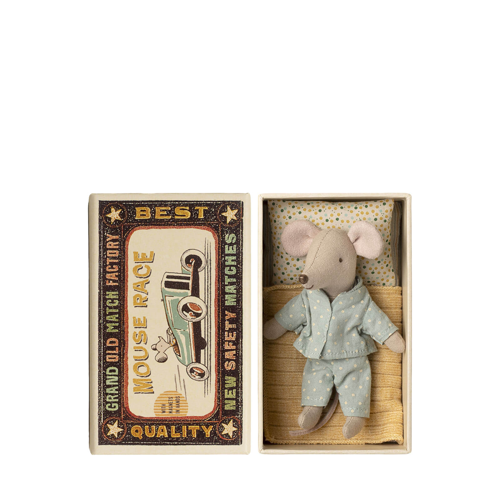 Little Brother Mouse In Matchbox