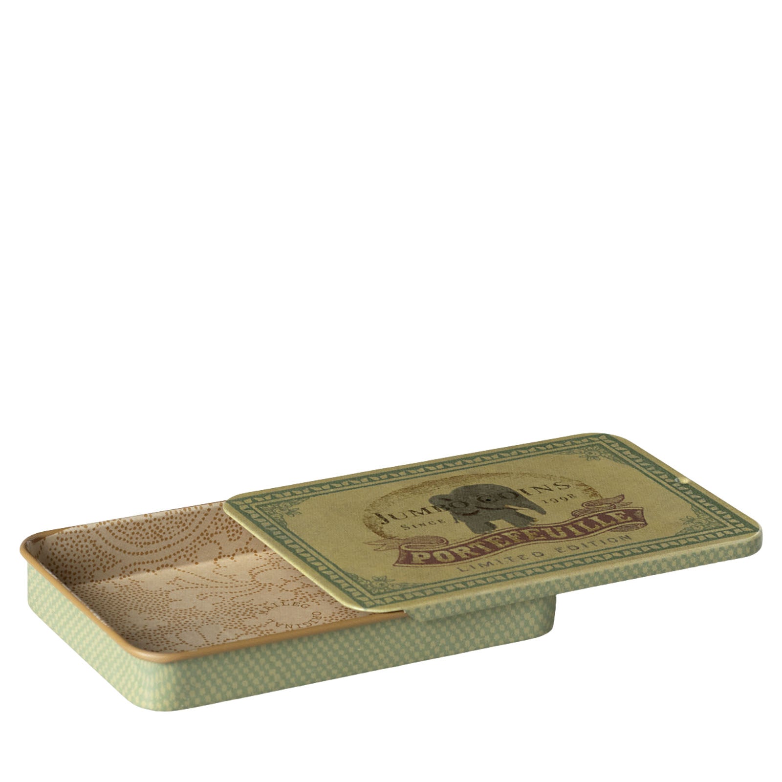 Sliding Lid Metal Box - Jumbo Coins