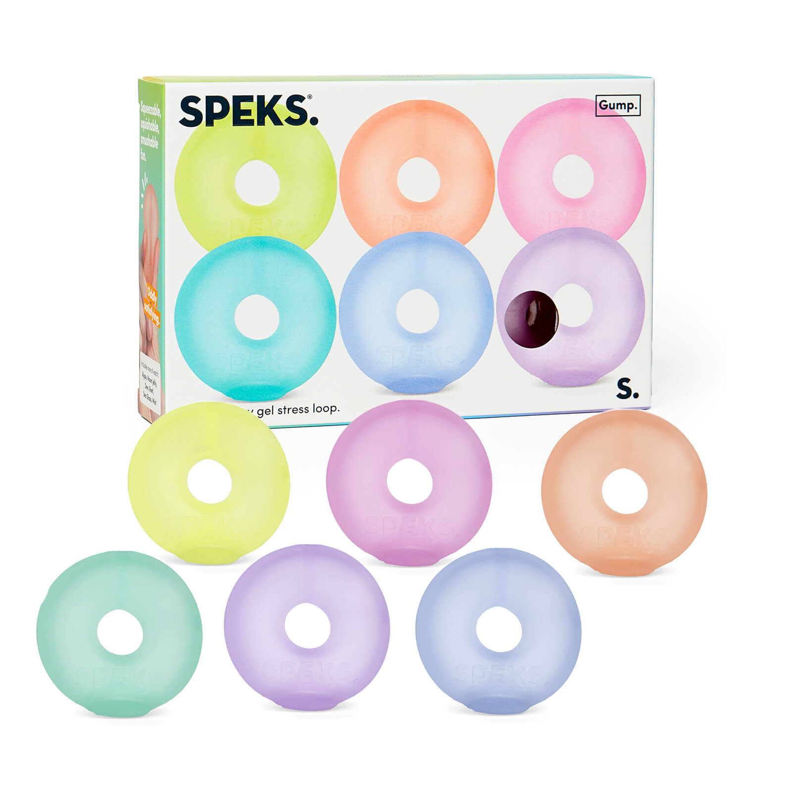 Mini Gump Stress Loop - 6 Pack