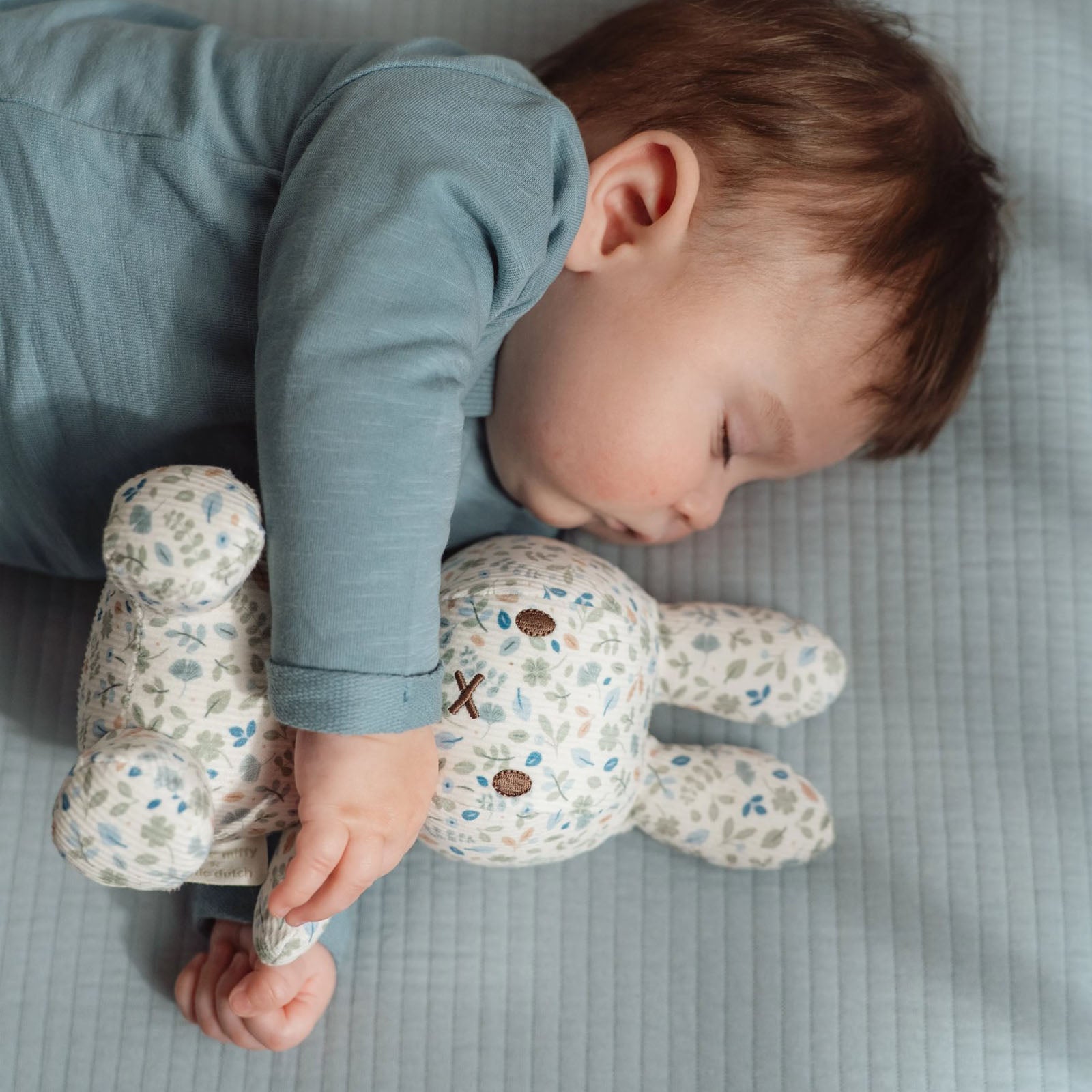 Miffy Cuddle Toy 20cm - All Over Print Lucky Leaves