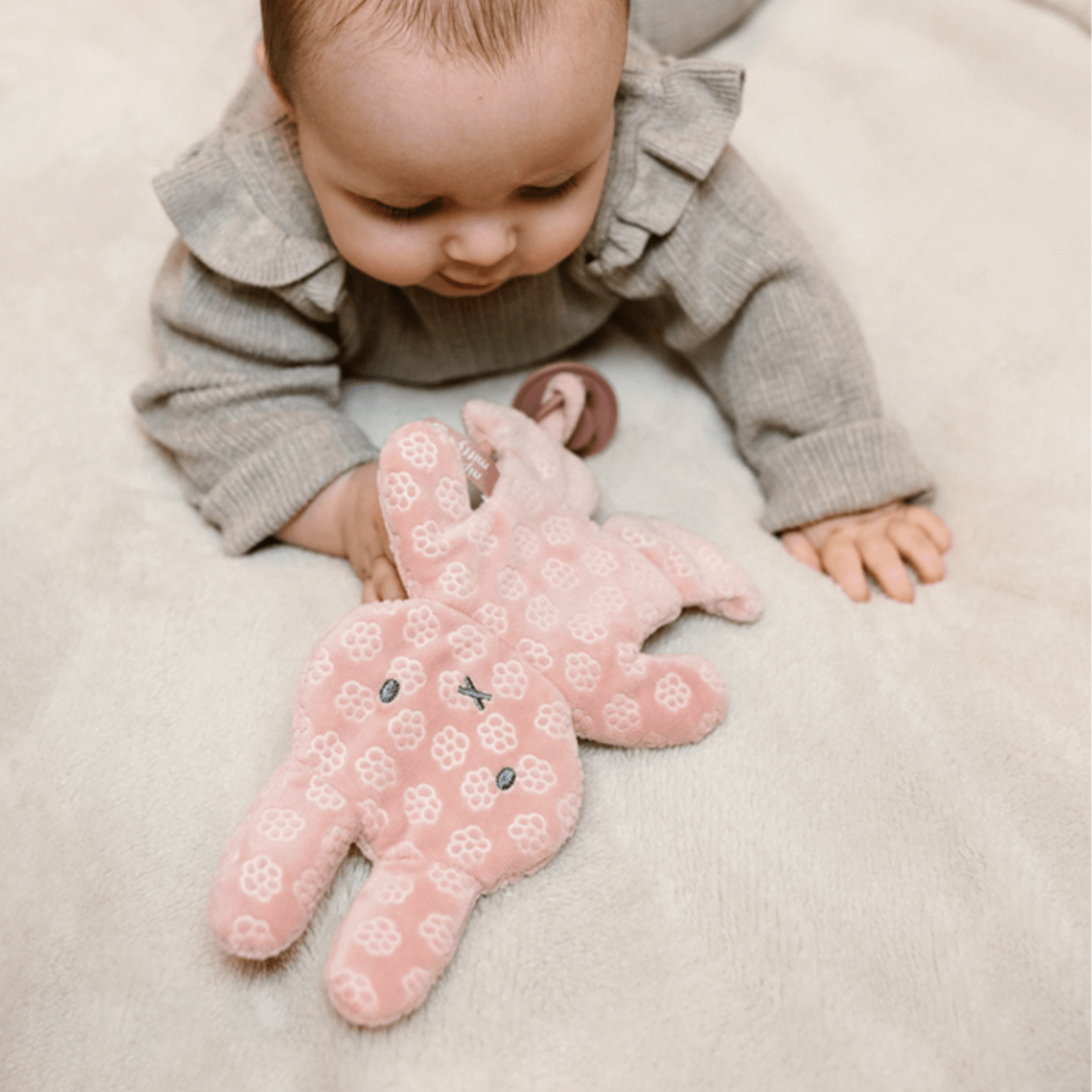 Miffy Dummy Cloth - Pink Flower