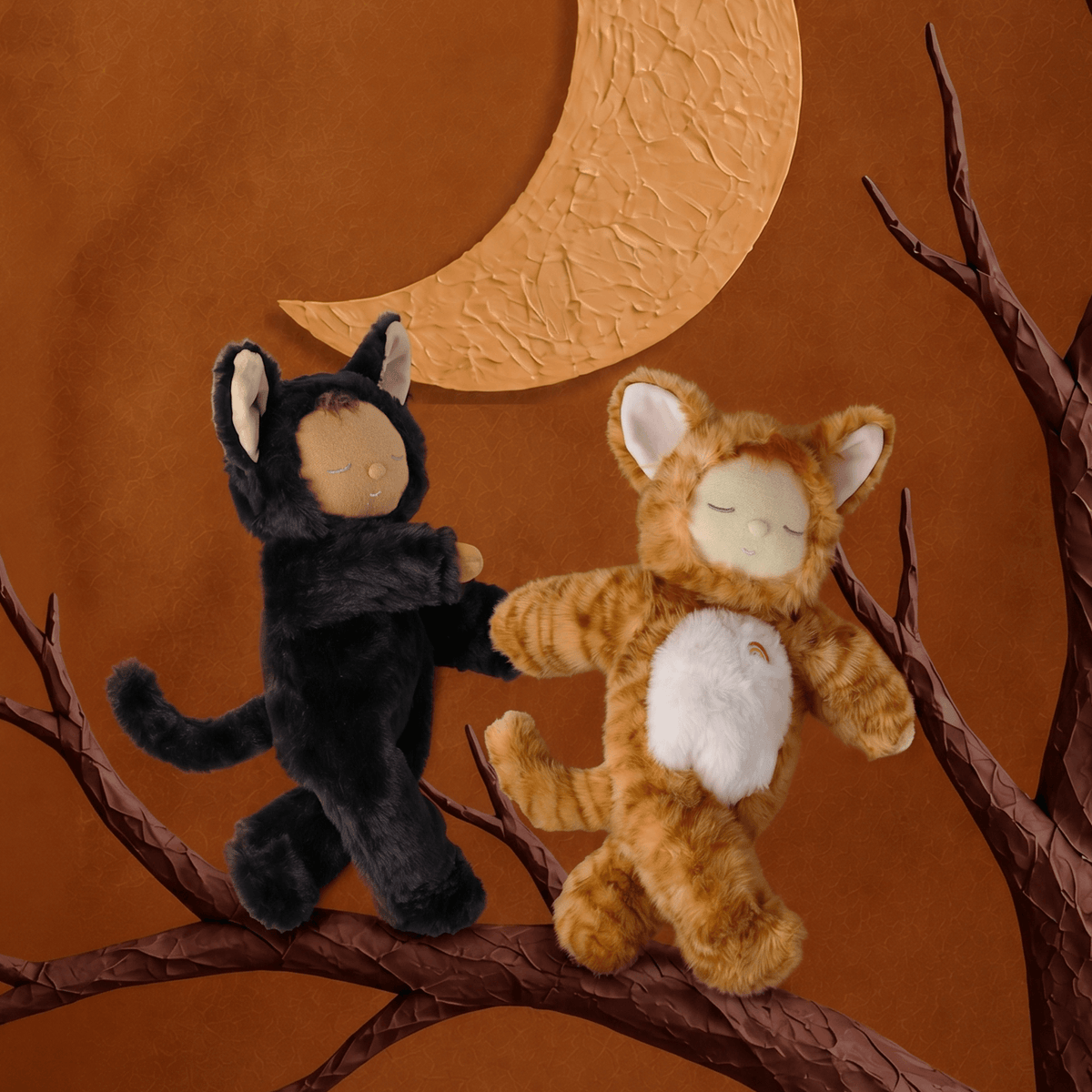 Cozy Day Dinkum Doll - Cat Nox
