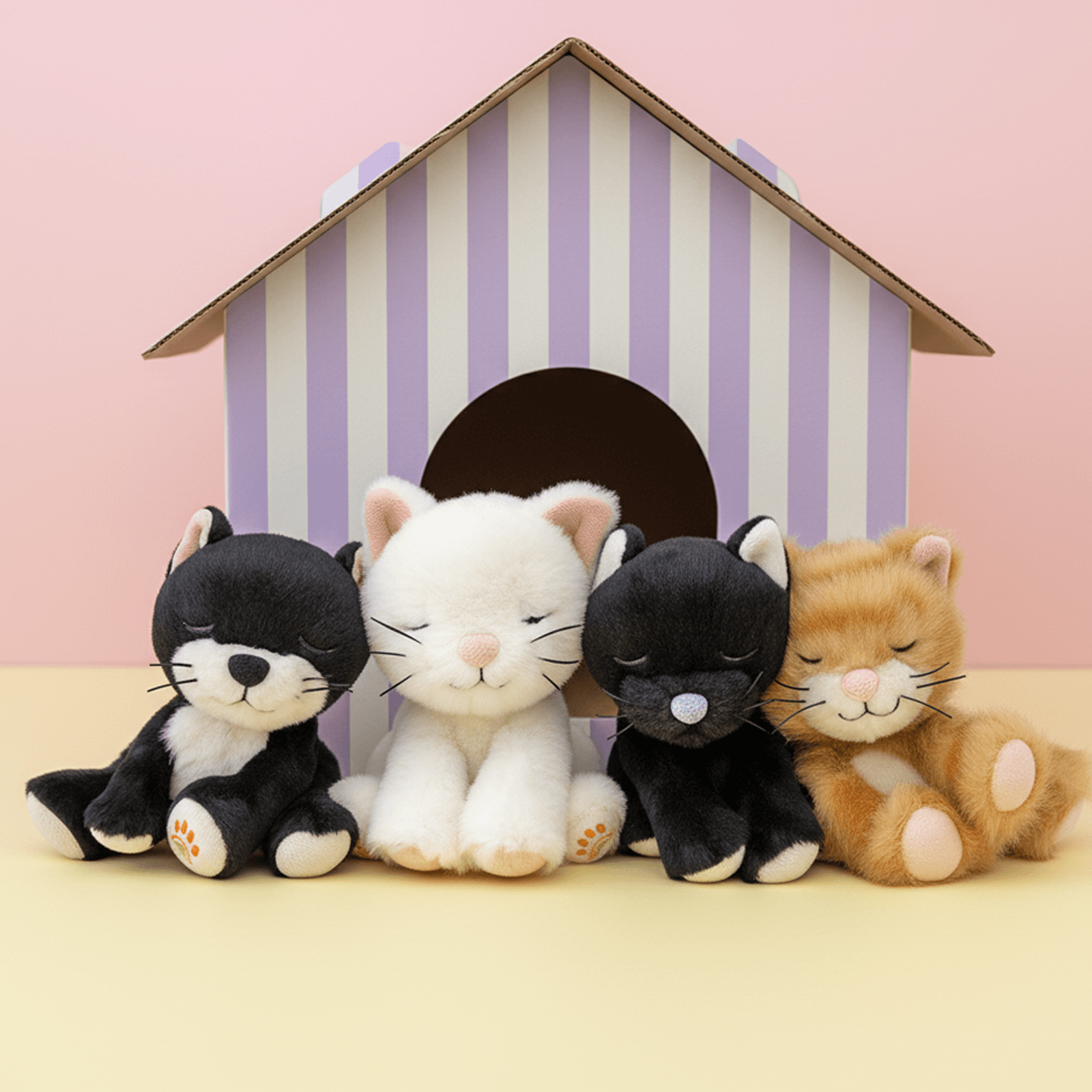 Binky Kitten - Kit Black and White
