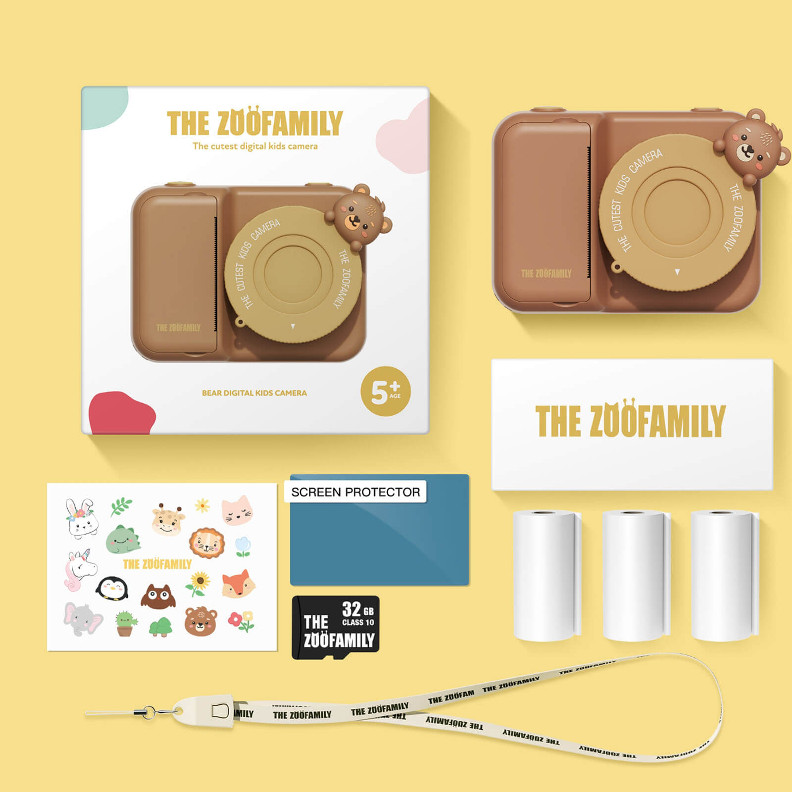 Digital Camera with Print - Bear