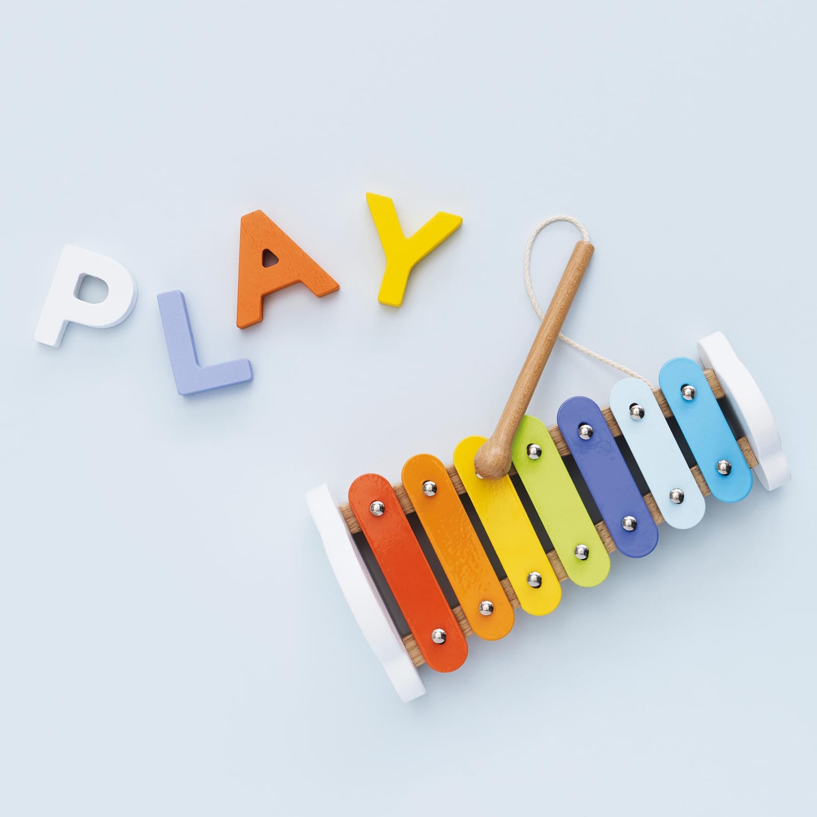 Rainbow Wooden Xylophone
