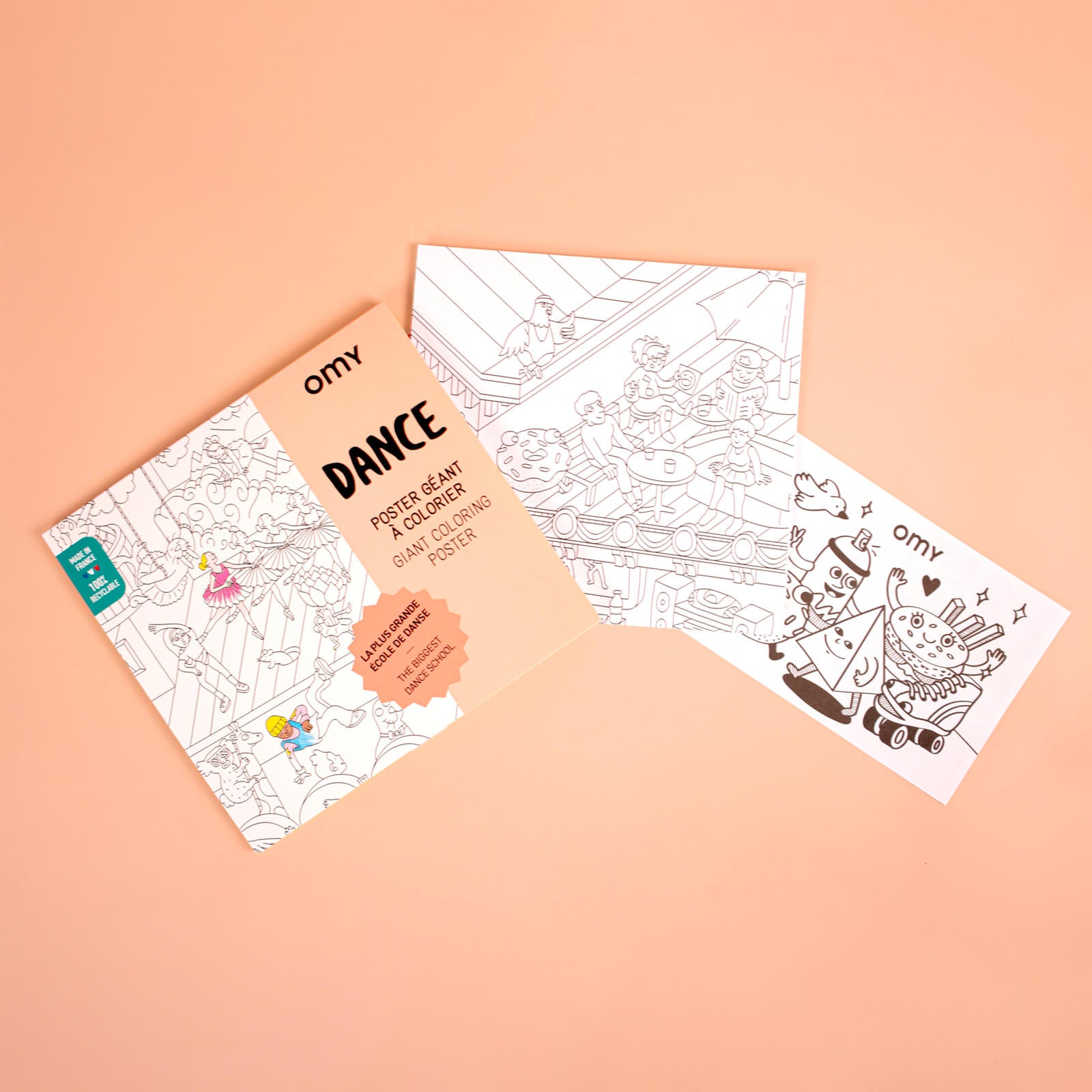 Colouring Poster - Dance