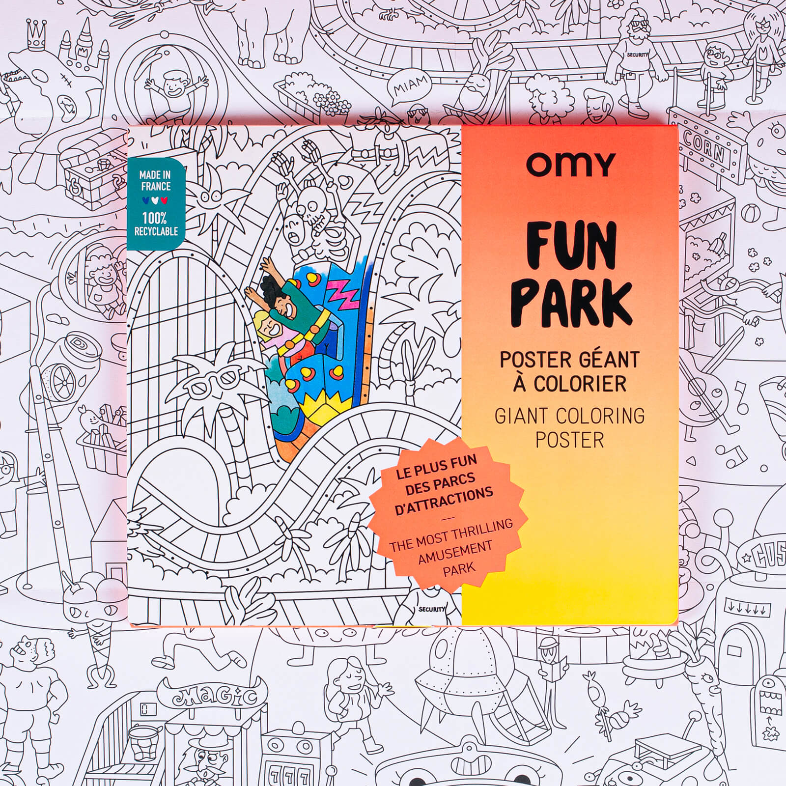 Colouring Poster - Fun Park