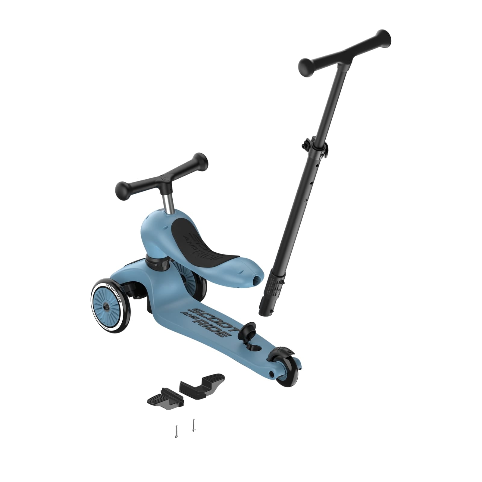 Highwaykick 1 Scooter - Push and Go - Steel