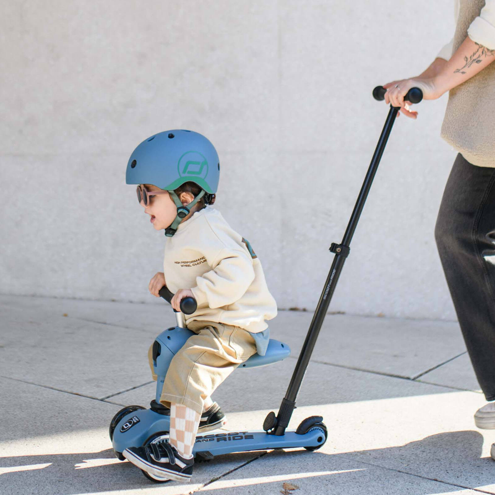 Highwaykick 1 Scooter - Push and Go - Steel