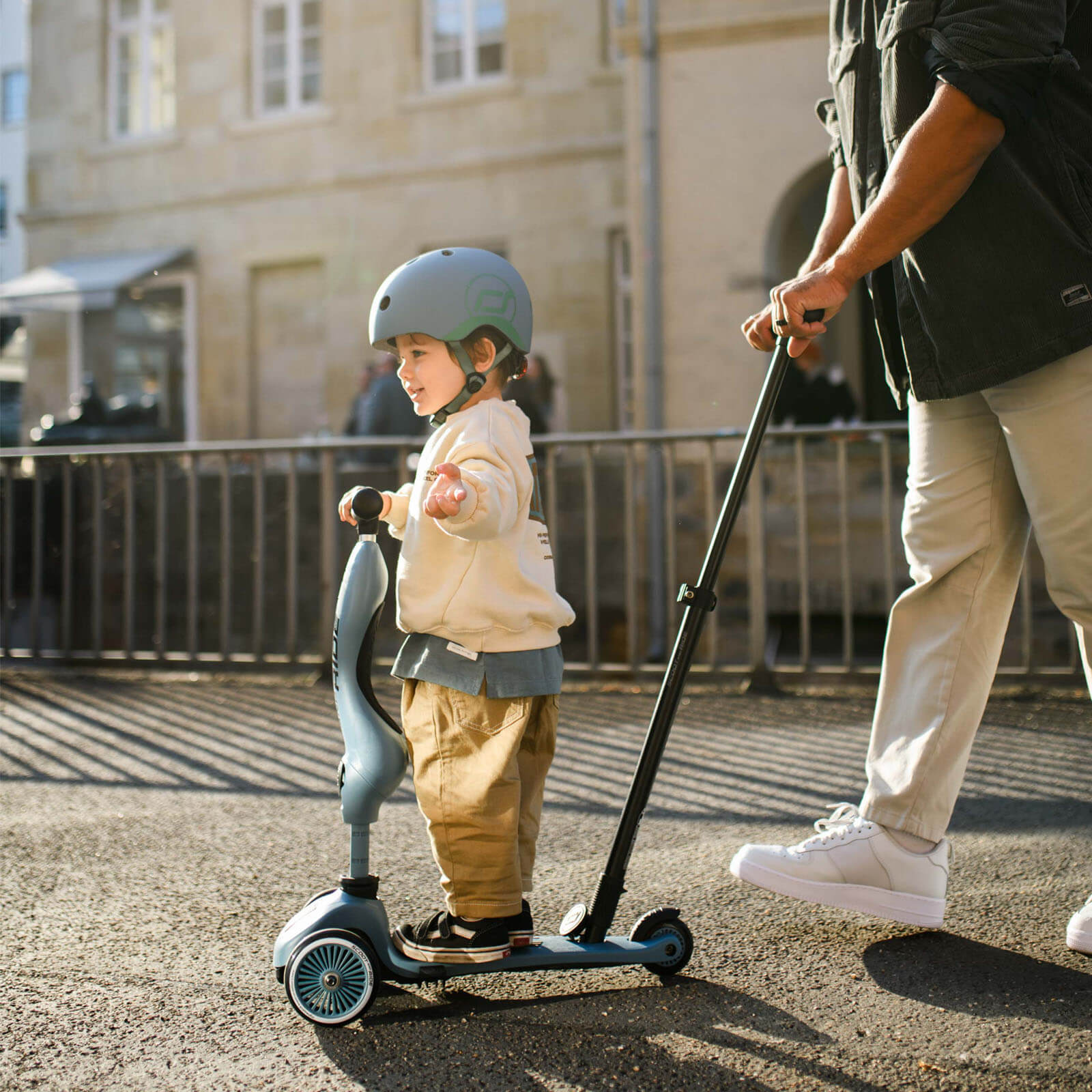 Highwaykick 1 Scooter - Push and Go - Steel