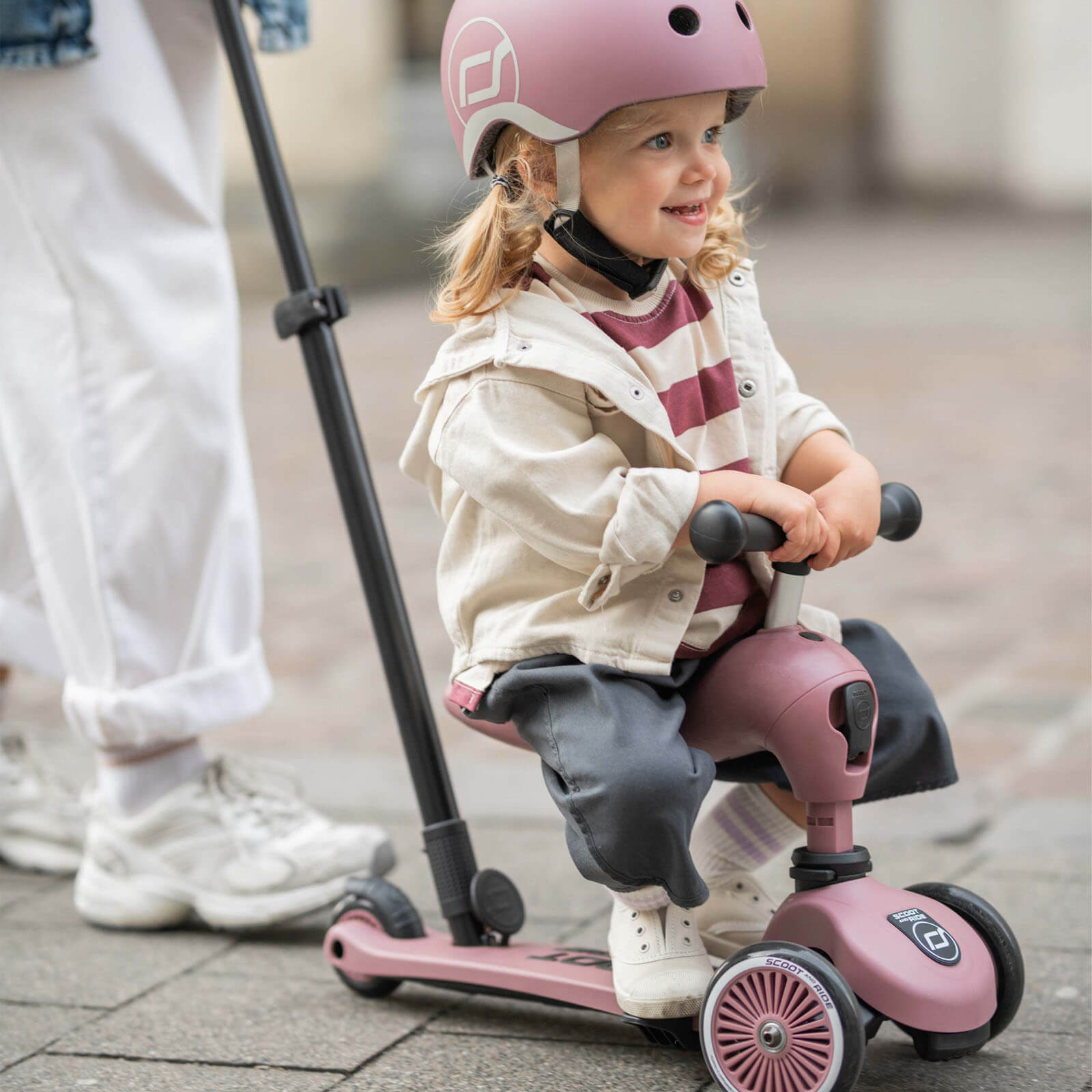 Highwaykick 1 Scooter - Push and Go - Wildberry