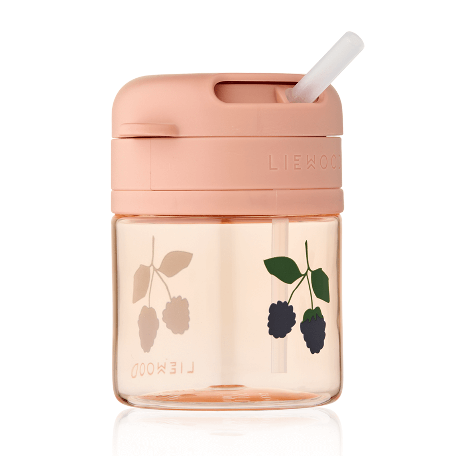 Pavia Tritan Straw Cup 280ml - Berry Pale Tuscany