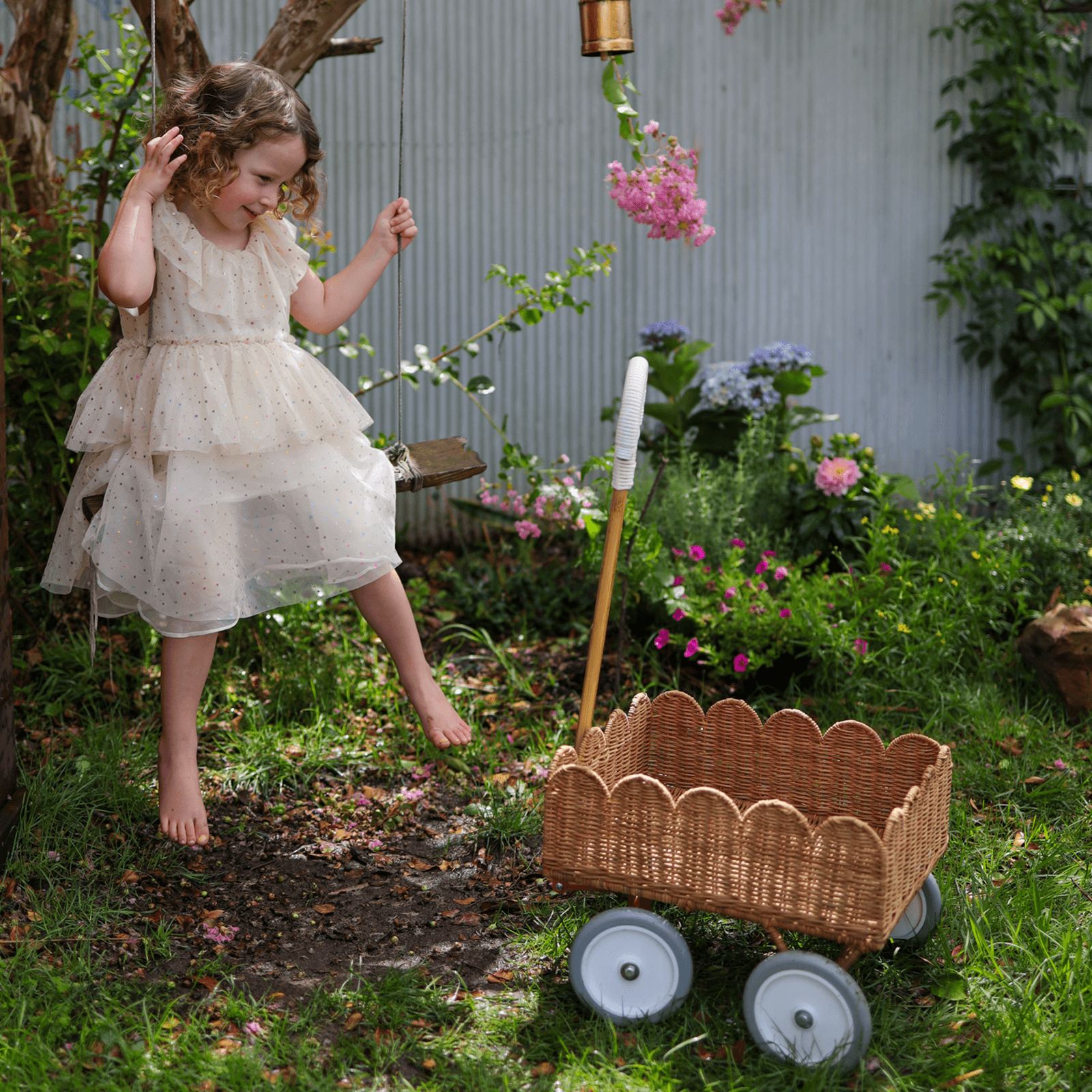 Rattan Wonder Wagon - Natural