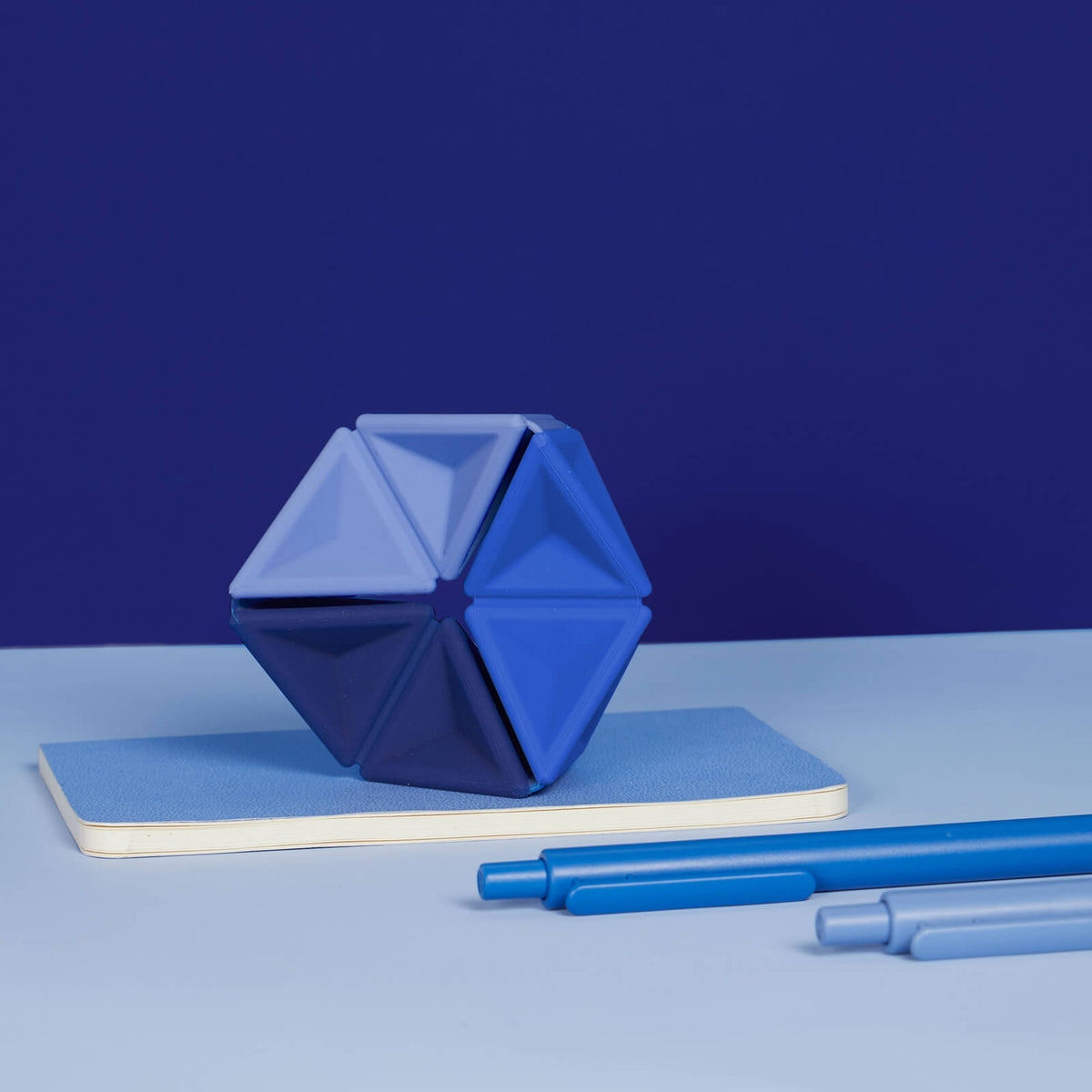 Pivot Silicone Flexagon - Navy