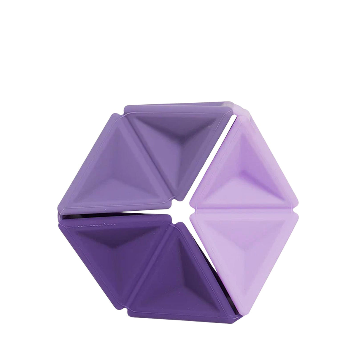 Pivot Silicone Flexagon - Violet