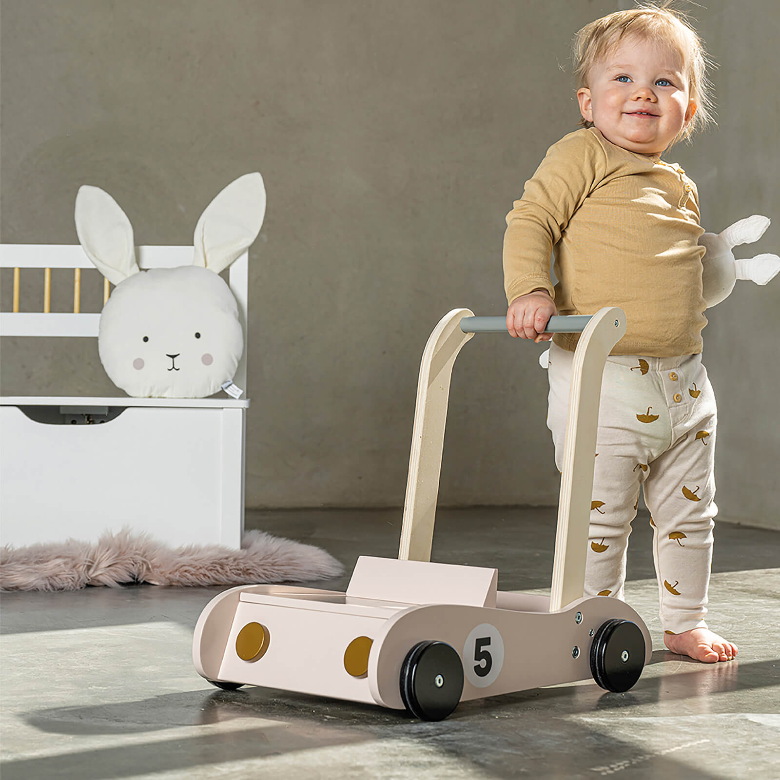 Baby Walker Wagon - Bunny