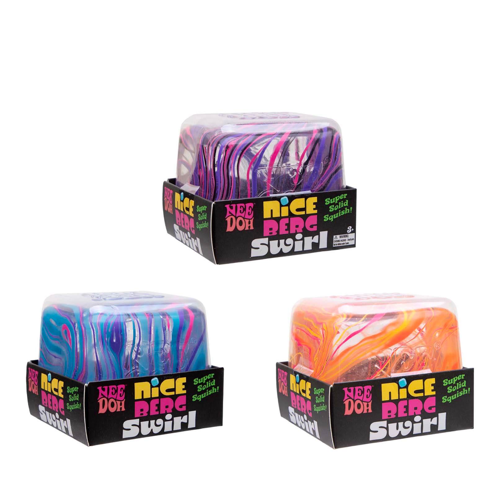 Squishy Fidget Toy - Large Niceberg Swirl