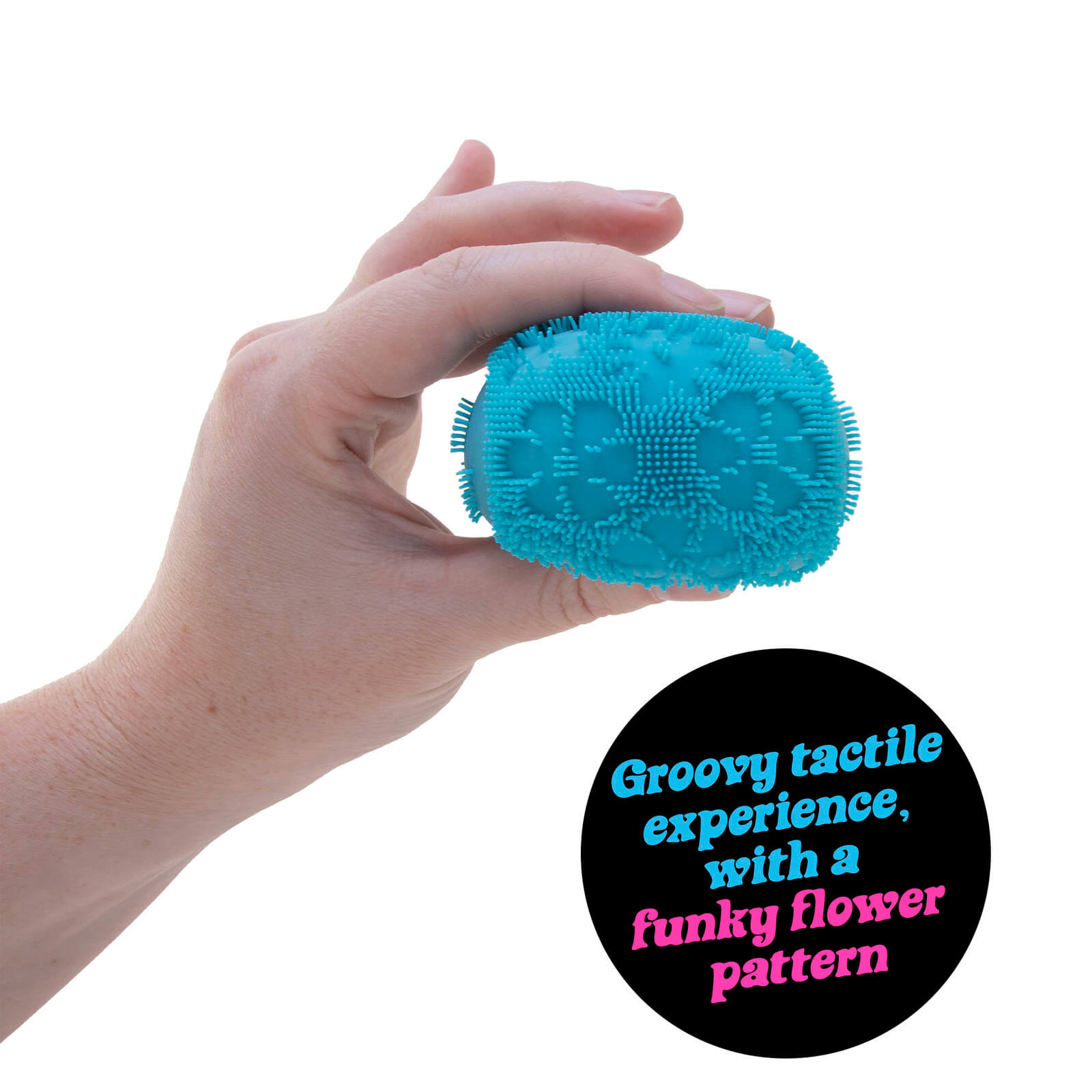 Squishy Stress Ball - Fuzz Ball Flower Power