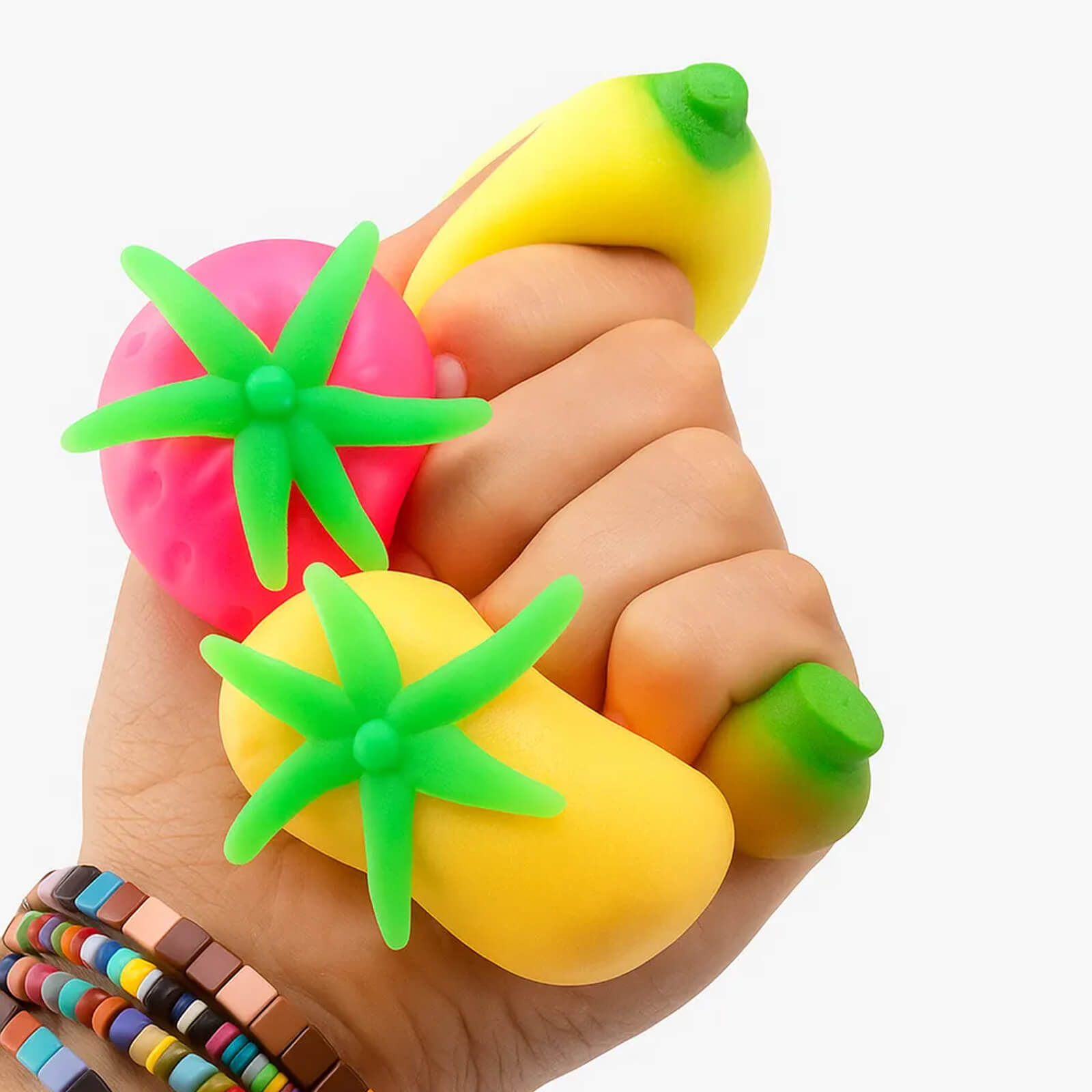 Squishy Fidget Toy - Groovy Fruit Set